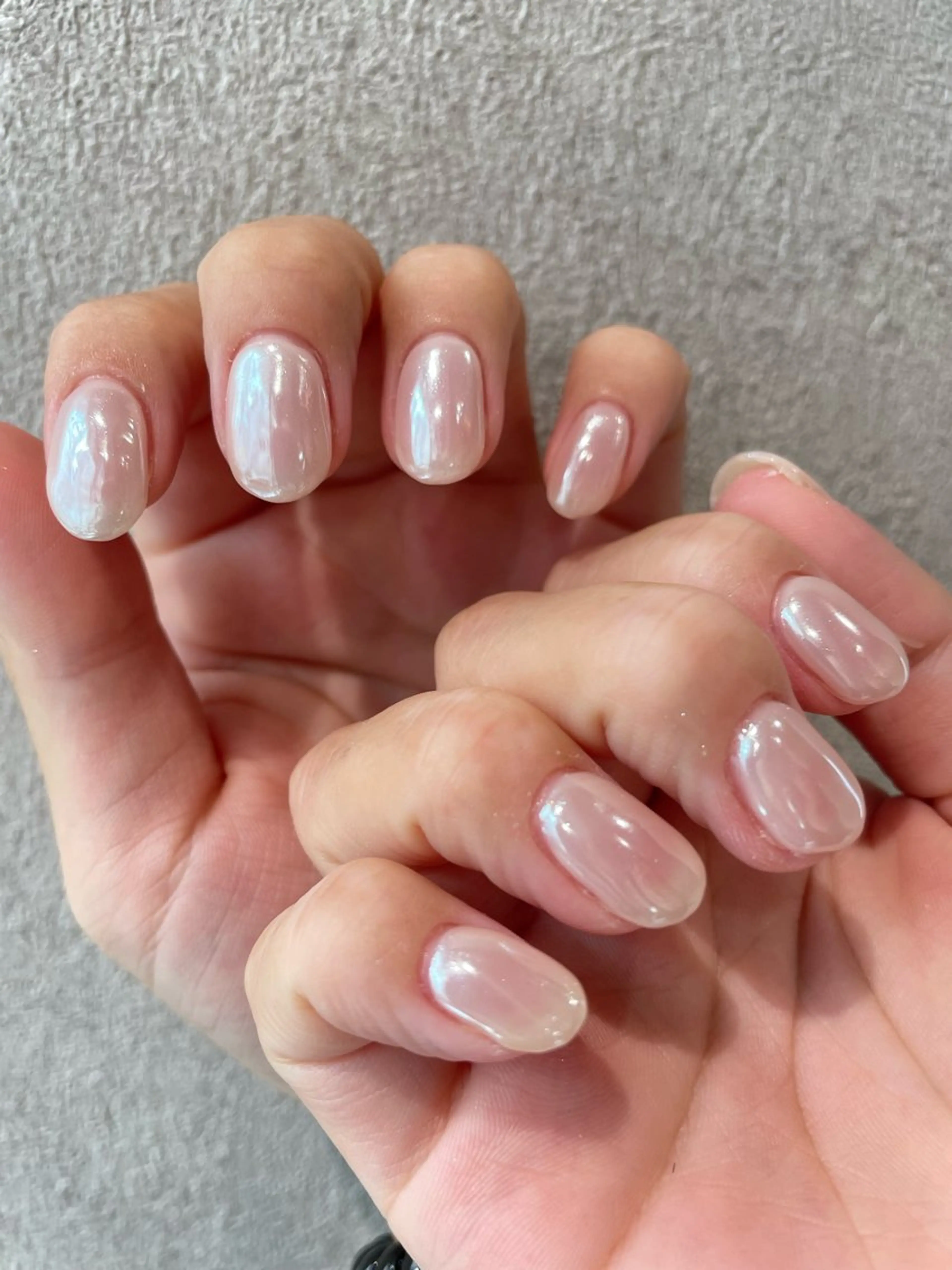 ネイル アートネイル ハンドネイル ナチュラル透明感🌱 小山美樹子のヘアスタイル