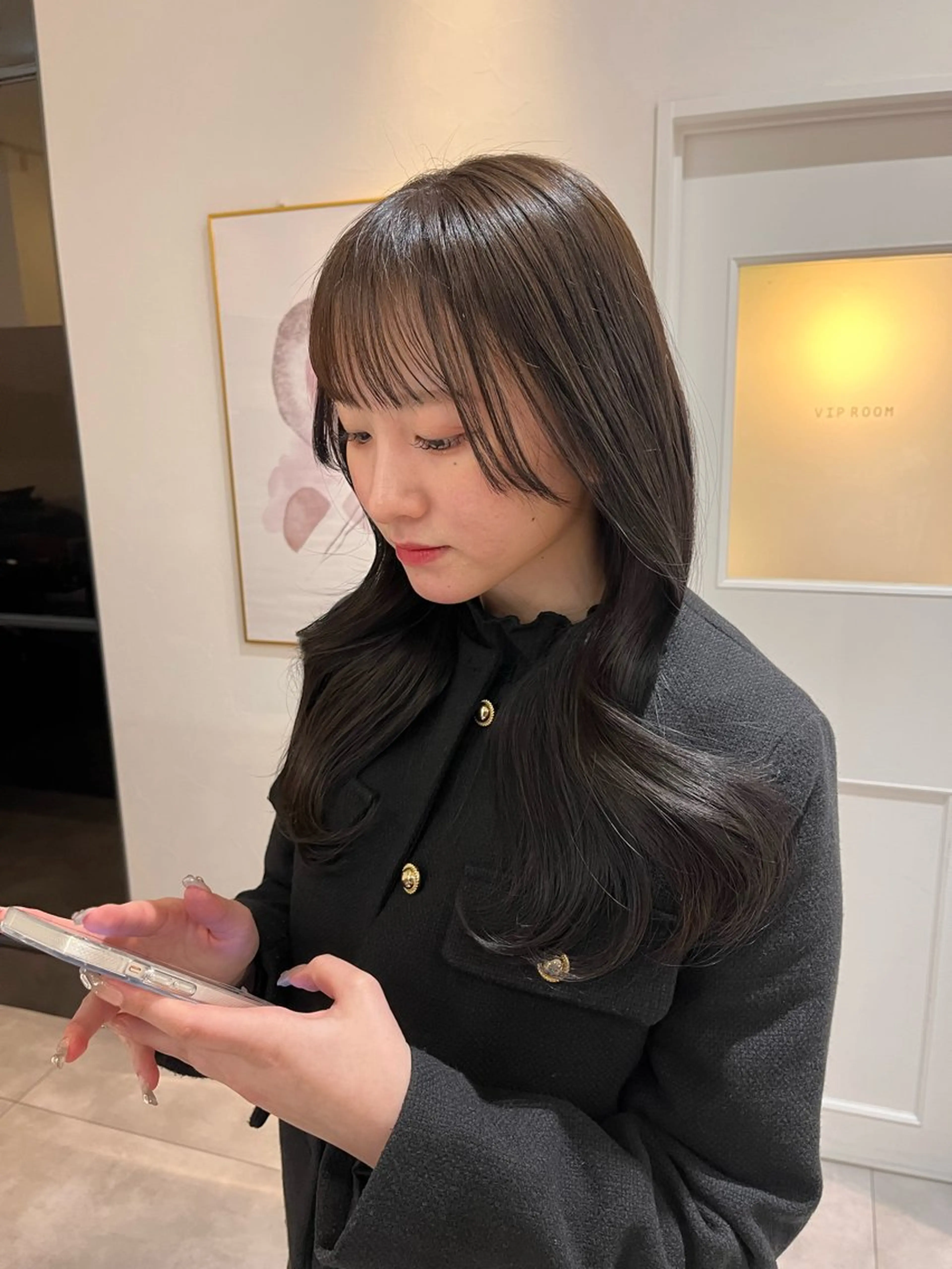 セミロング VIEW　yokohama所属・透明感カラー🌿/ 髪質改善カラー/カナのヘアスタイル