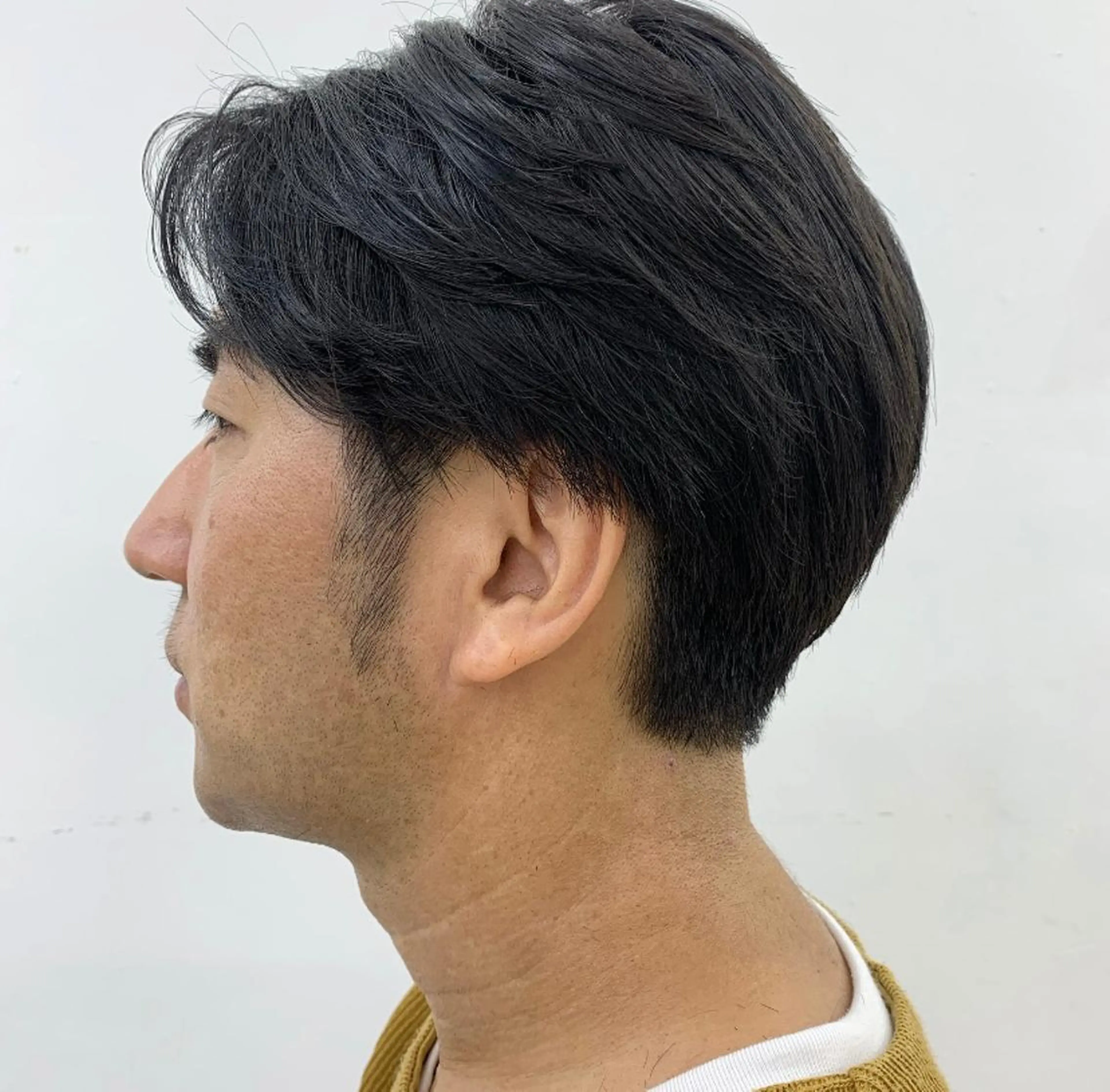 メンズ センターパート ゆうき あすかのヘアスタイル