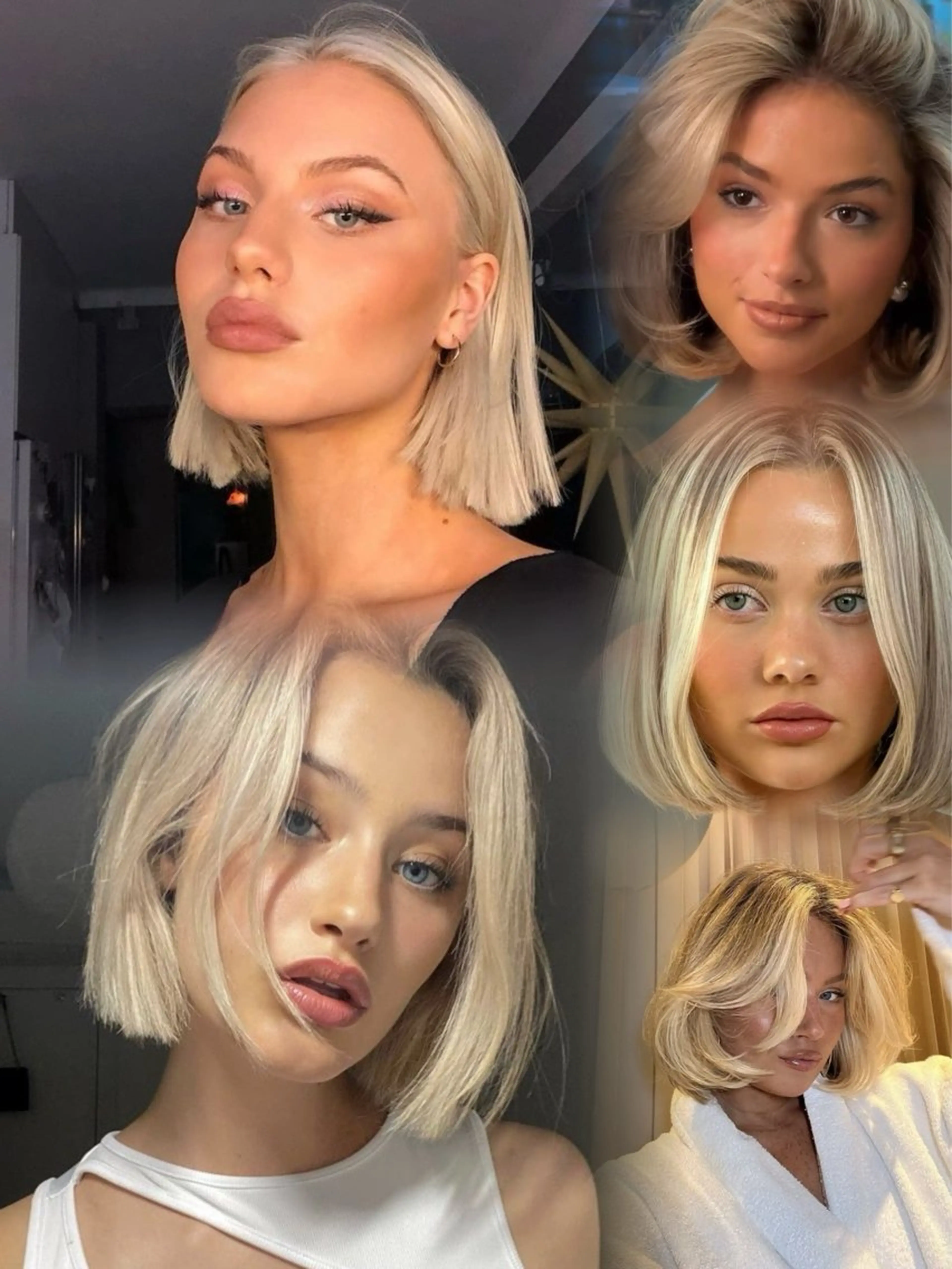 ショート ハイトーンボブ Mizuki.のヘアスタイル