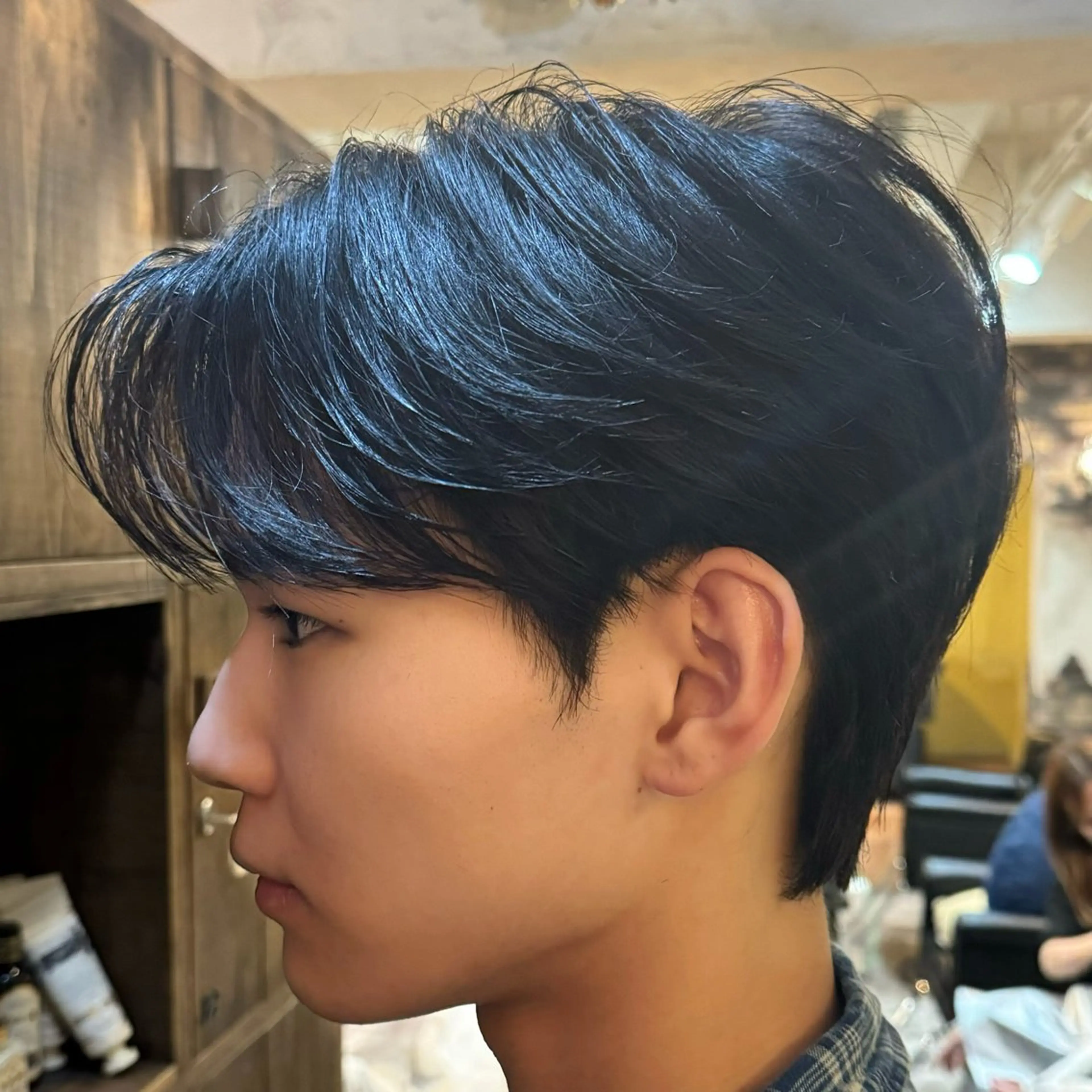 メンズ カット 韓国ヘア🫧艶カラー 🫧髪質改善/オオヤのヘアスタイル