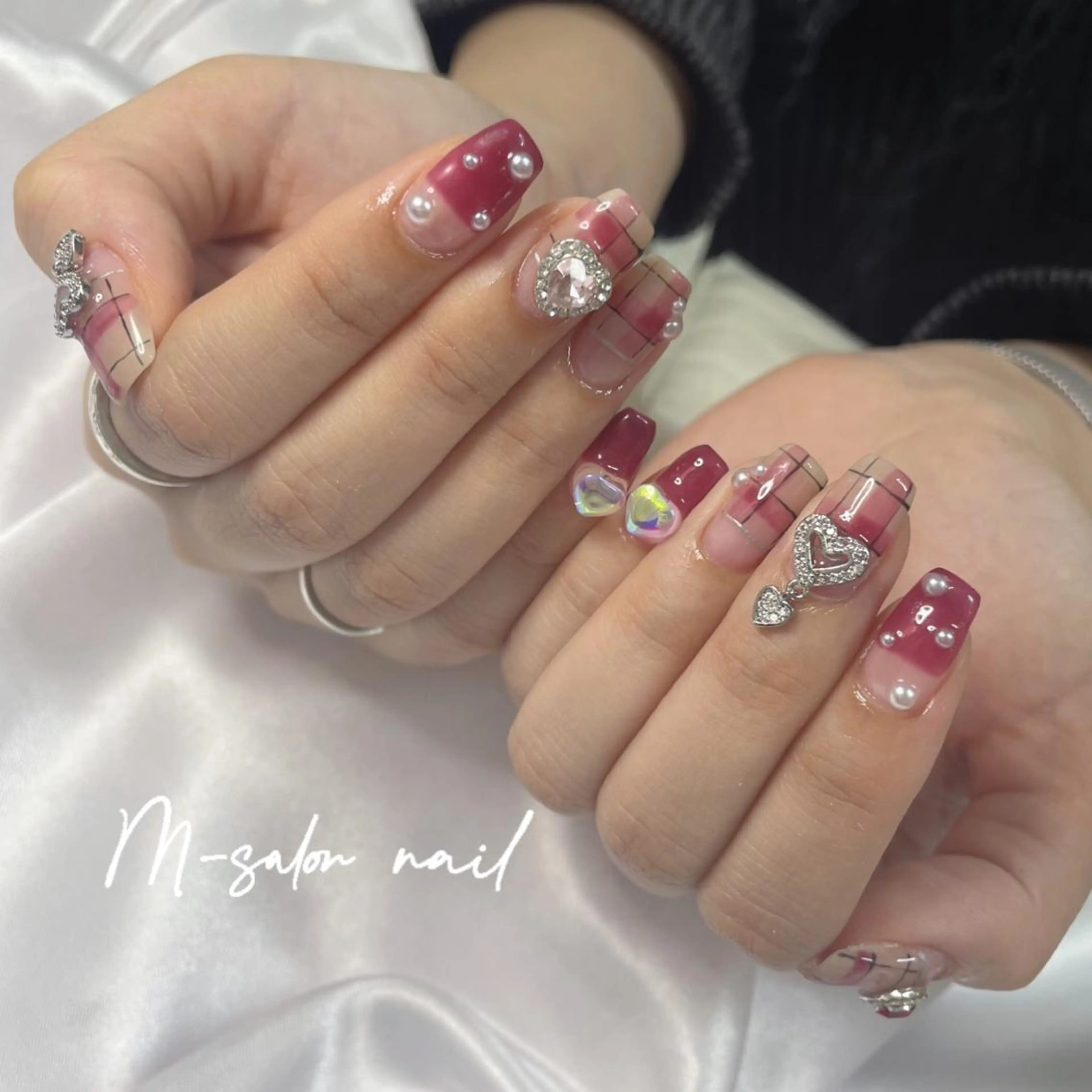 ネイル ハンドネイル 韓国/網紅/パーツ M-salonのネイルデザイン