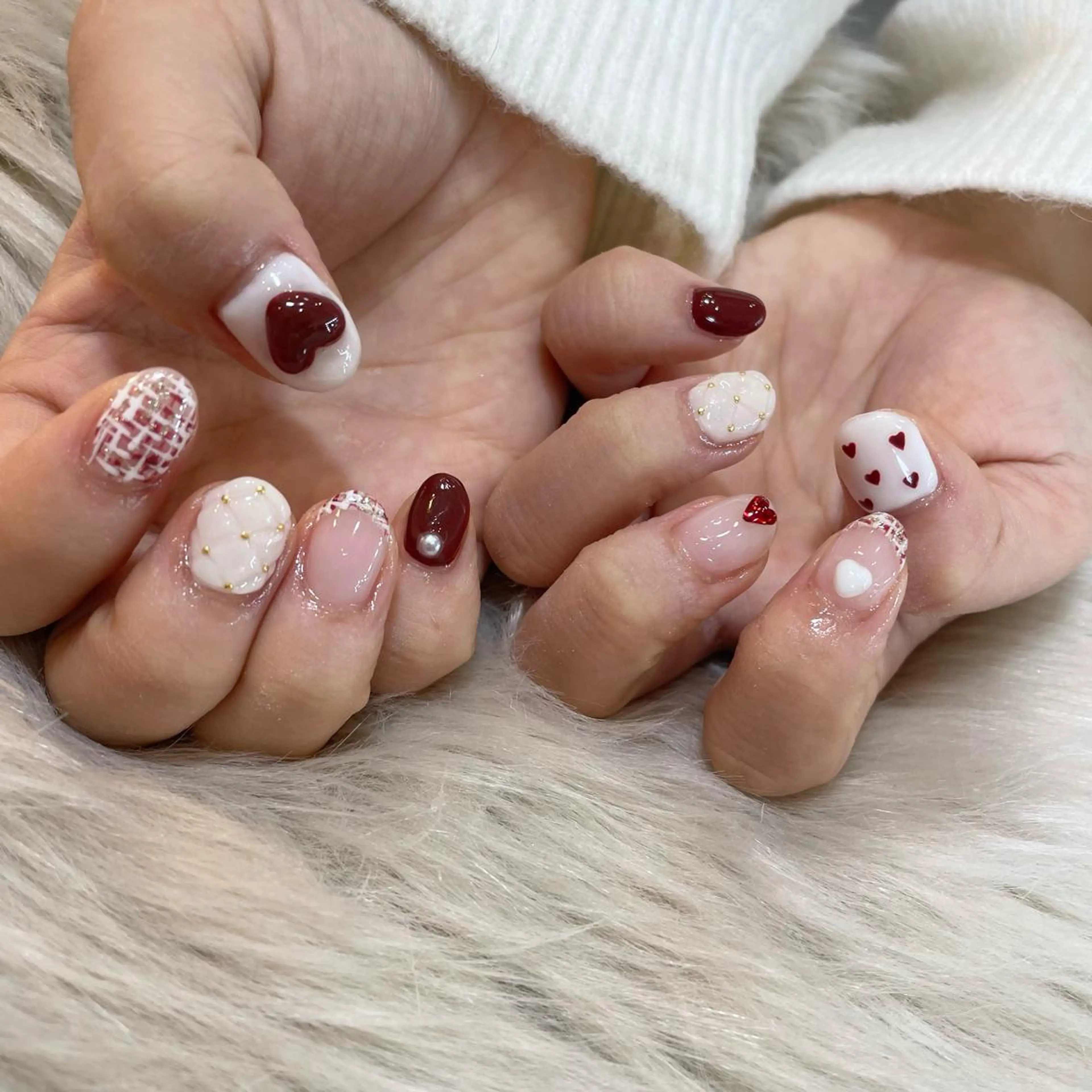 ネイル 冬ネイル クリスマス Nail Salon Gummi.のネイルデザイン
