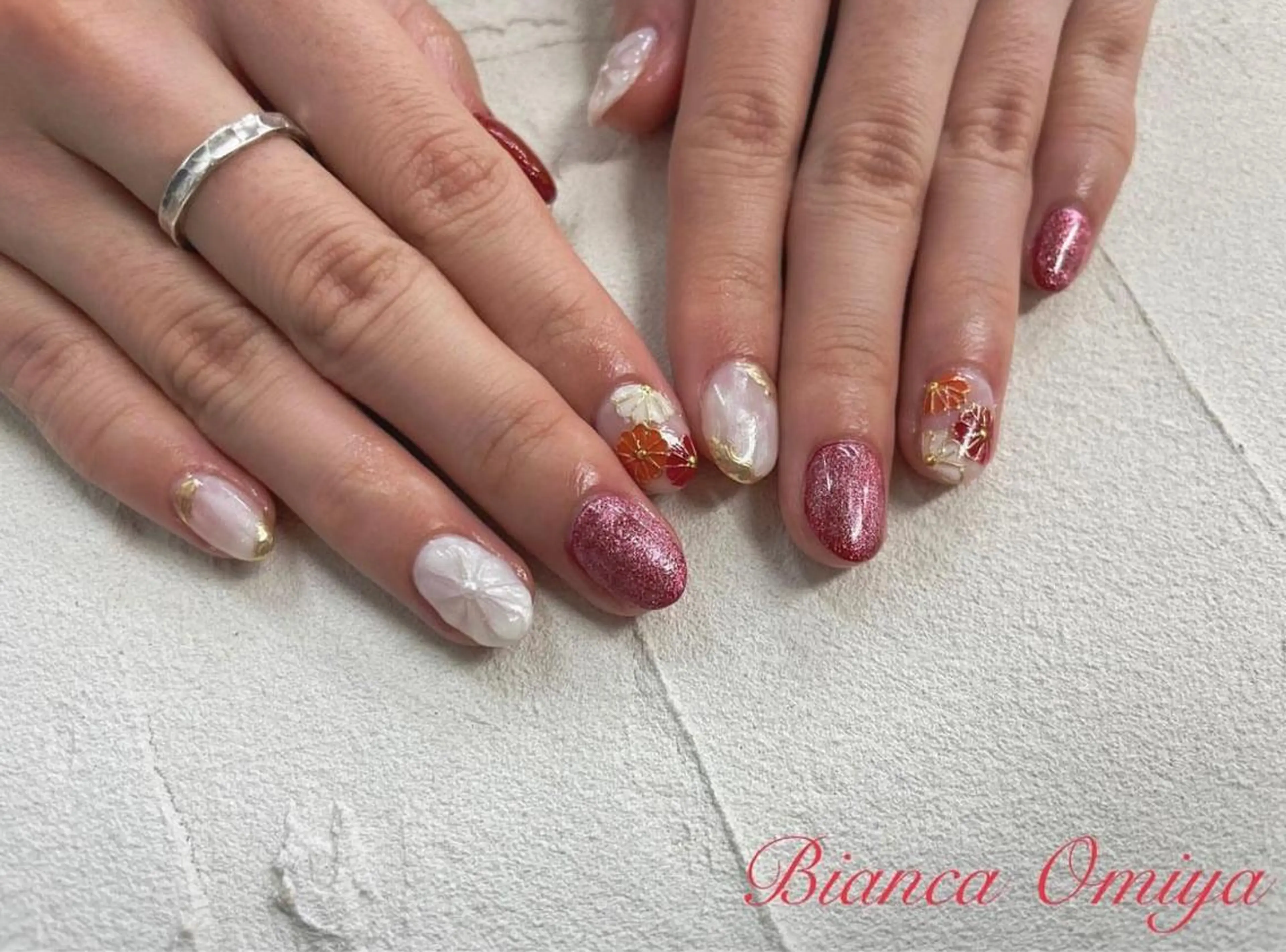 ネイル ハンドネイル 岩松 沙耶のネイルデザイン