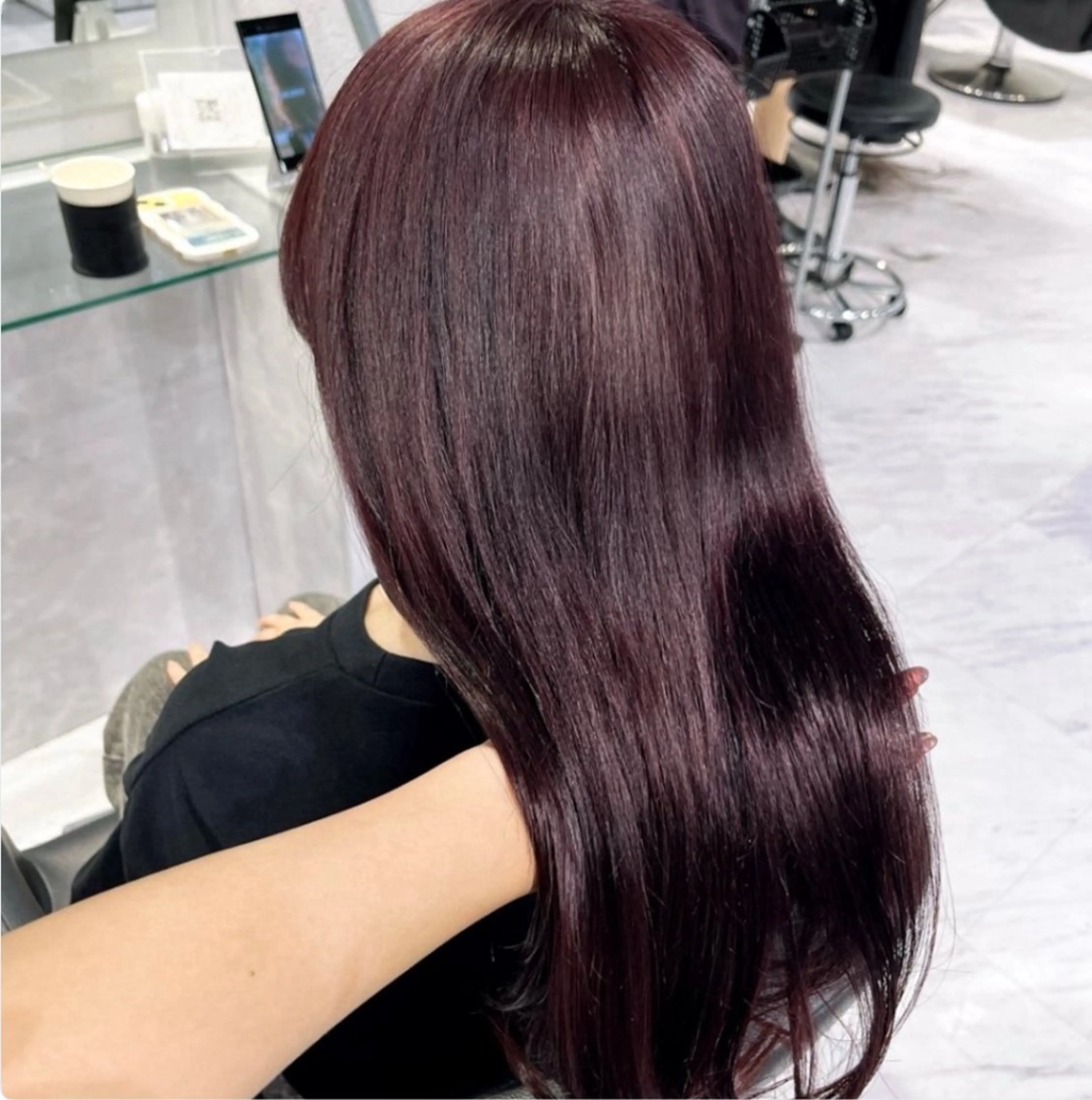 ロング カラー 🫧うる艶トレンド 🫧透明感カラーのヘアスタイル