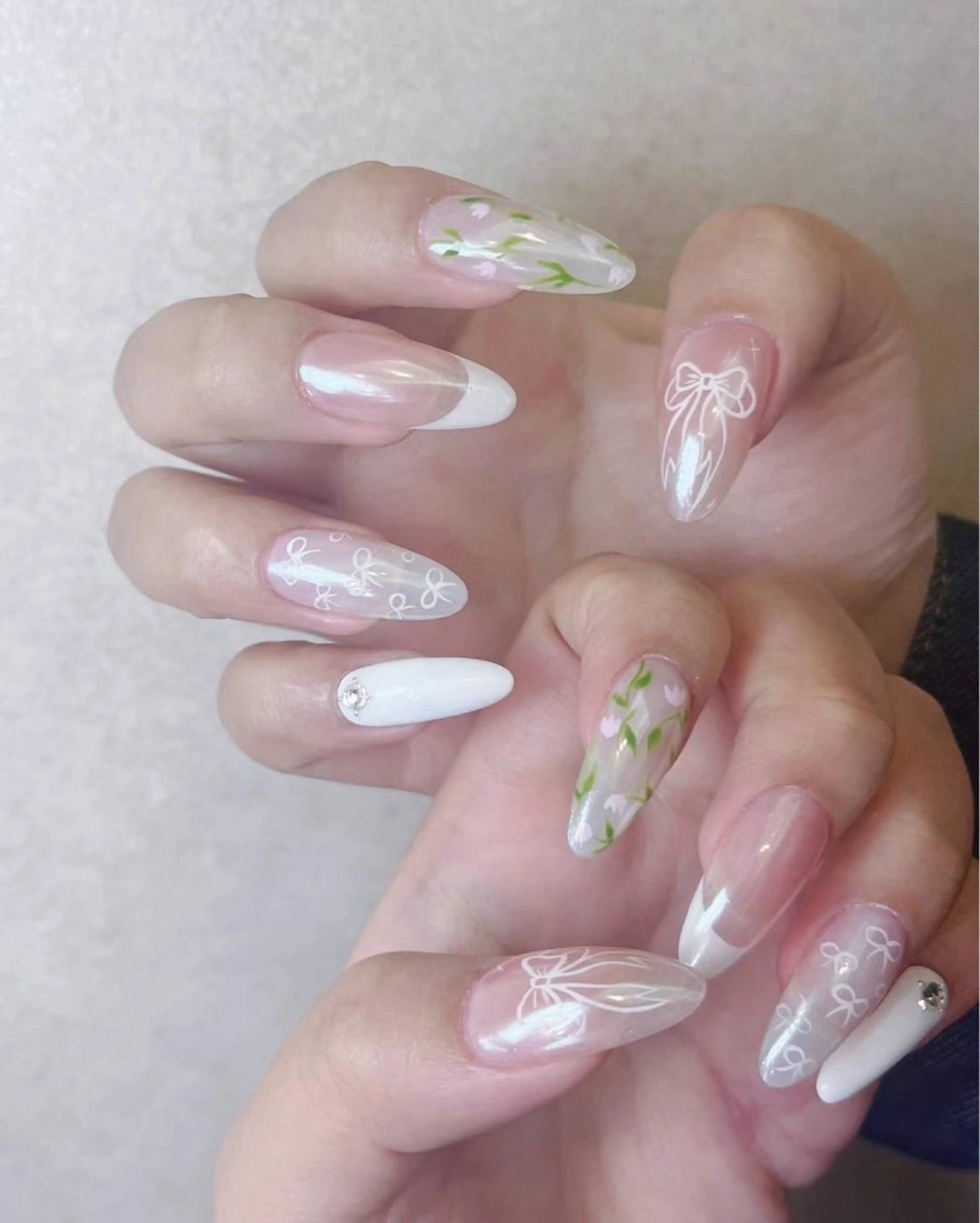 ネイル アートネイル フラワーネイル フットネイル ジェルネイル マグネットネイル Babarla nailのネイルデザイン