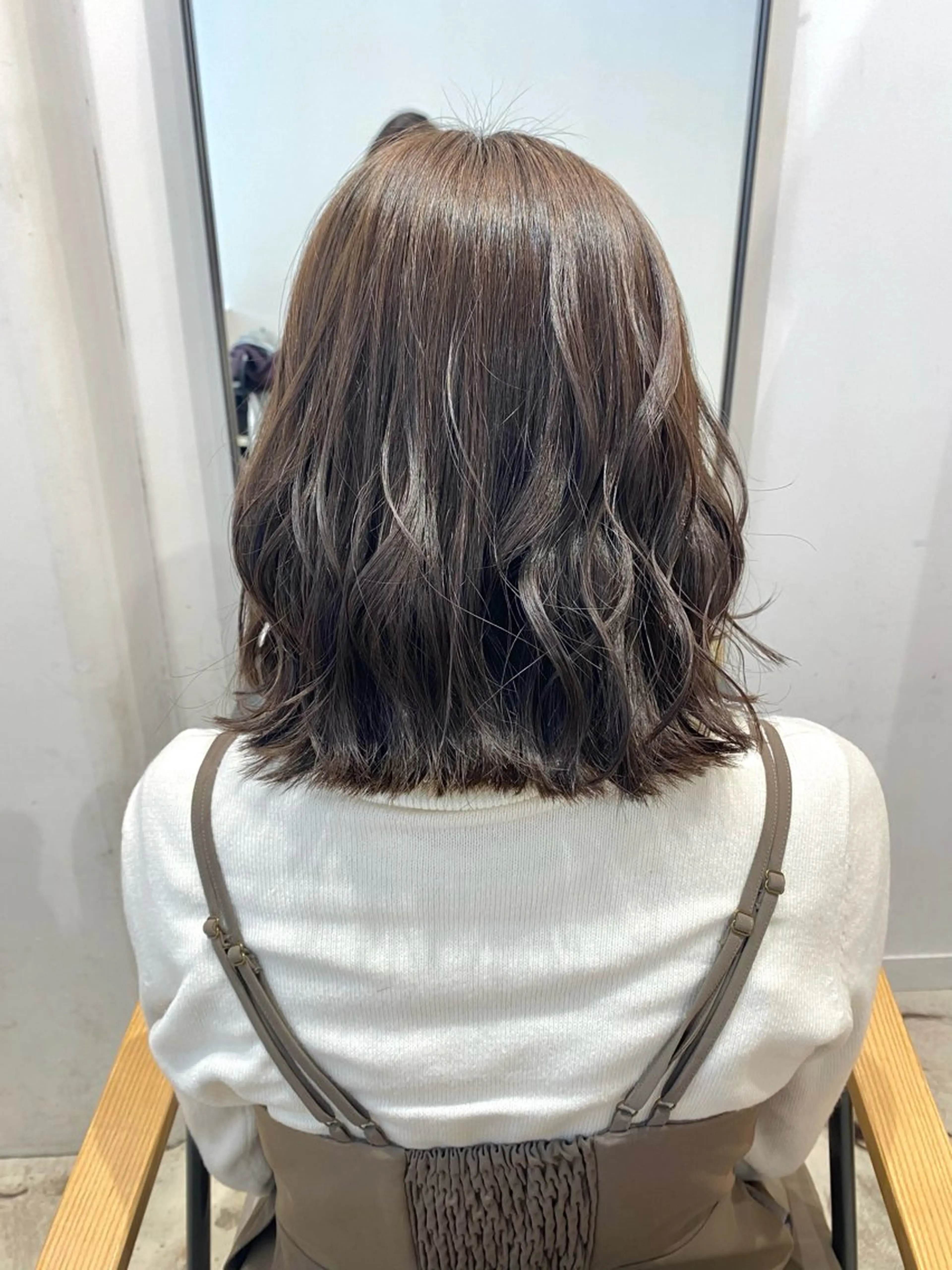 ショート カラー アッシュ オレンジ ヘアカラー トリートメント 🎀ブリーチなし 透明感🎀yuhiのヘアスタイル