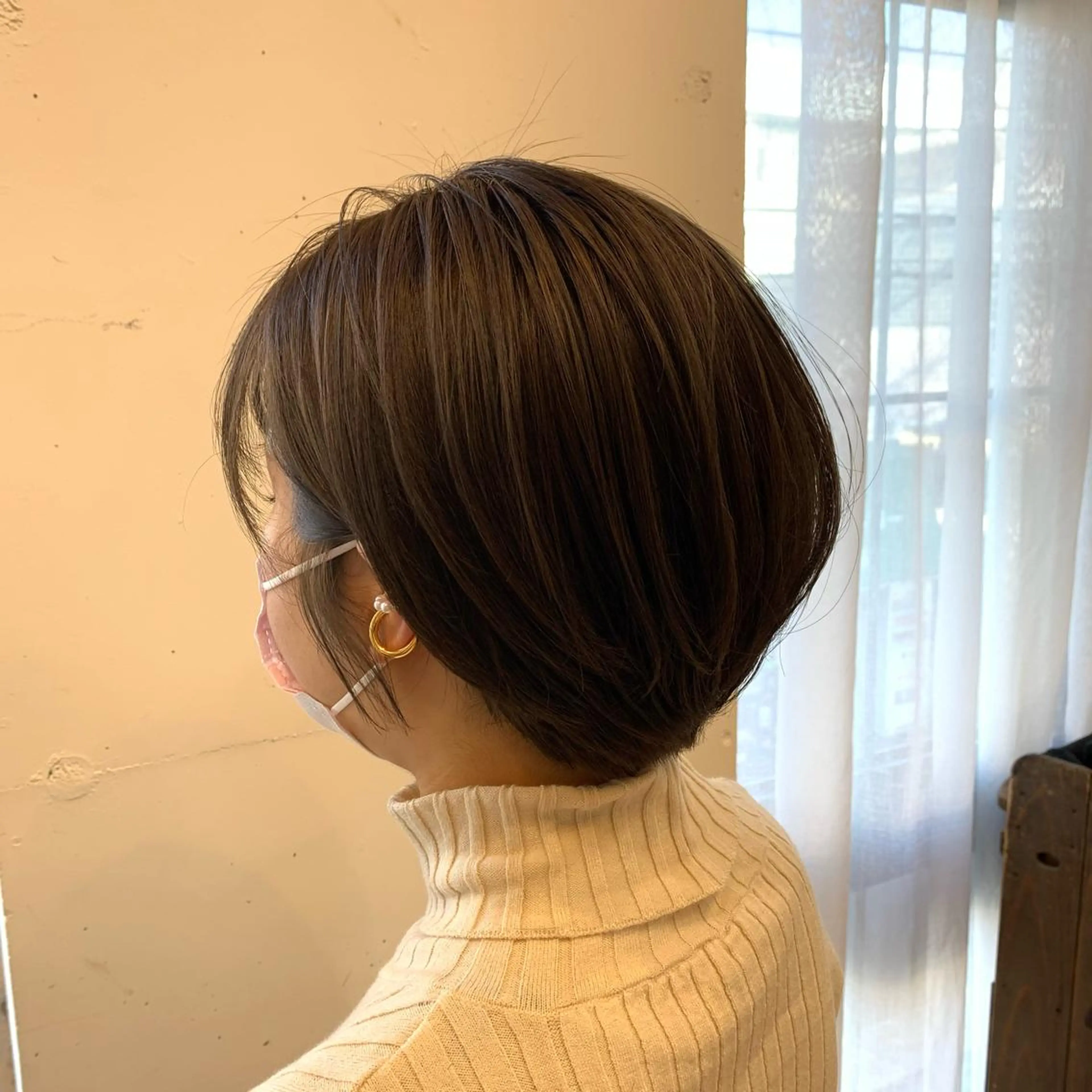 ショート カラー まろやかカラー🤎 みなとまほのヘアスタイル