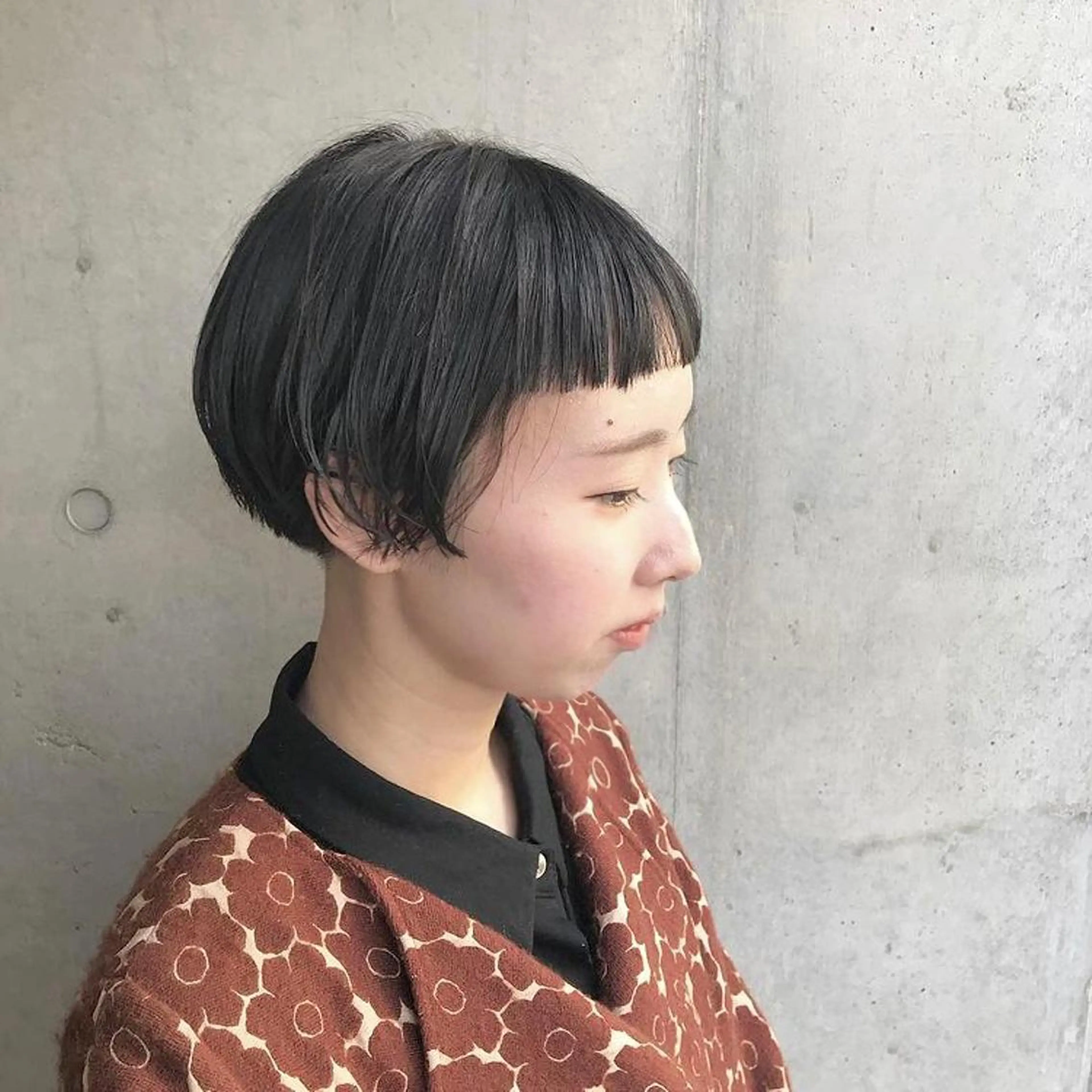 ショート カラー ボブ tatsumi/ボブ ウルフ/レイヤーのヘアスタイル