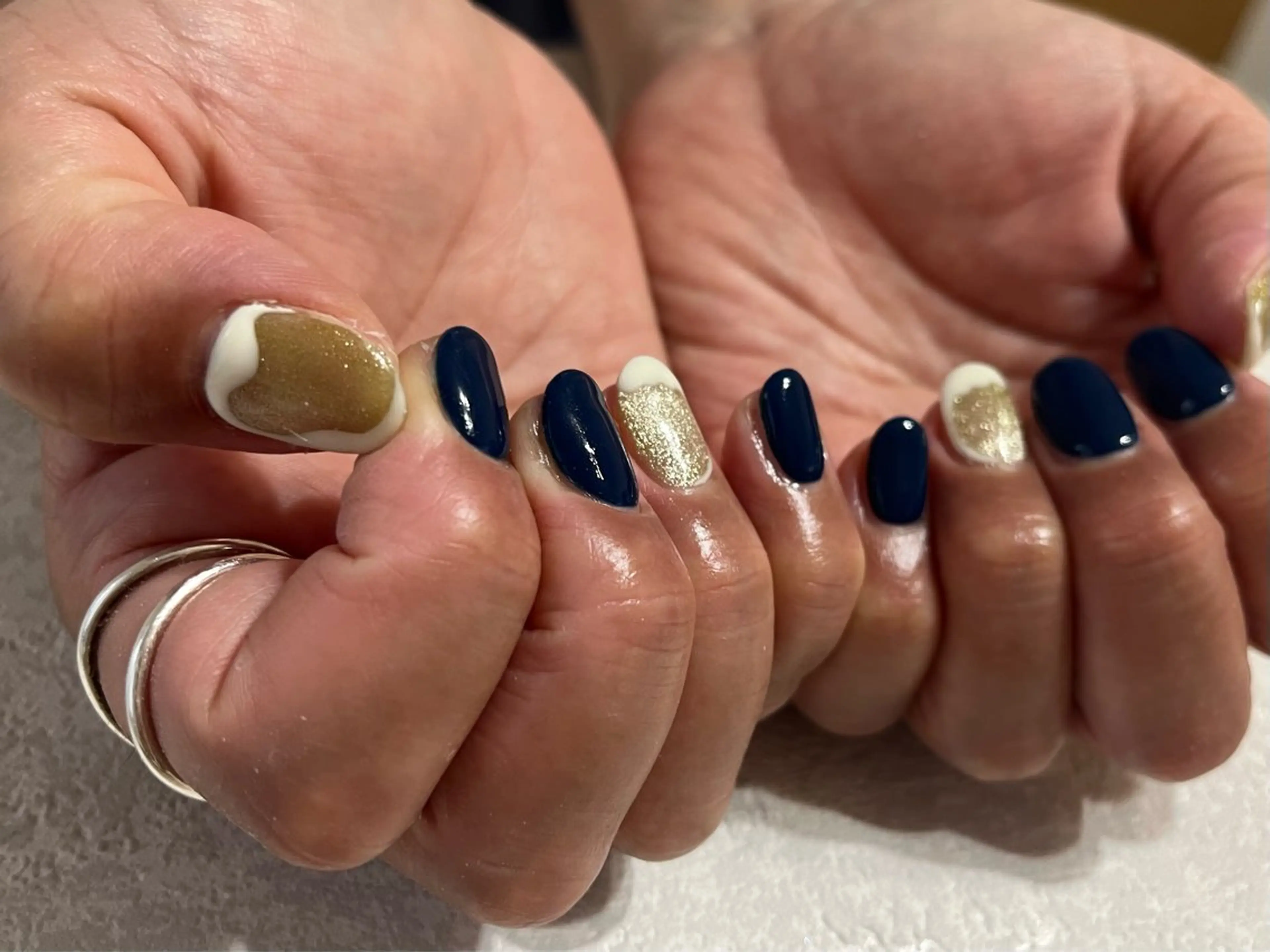 ネイル ジェルネイル メンズネイル ニュアンスネイル パラジェル 夏ネイル ハンドネイル kikinail 溝の口のネイルデザイン