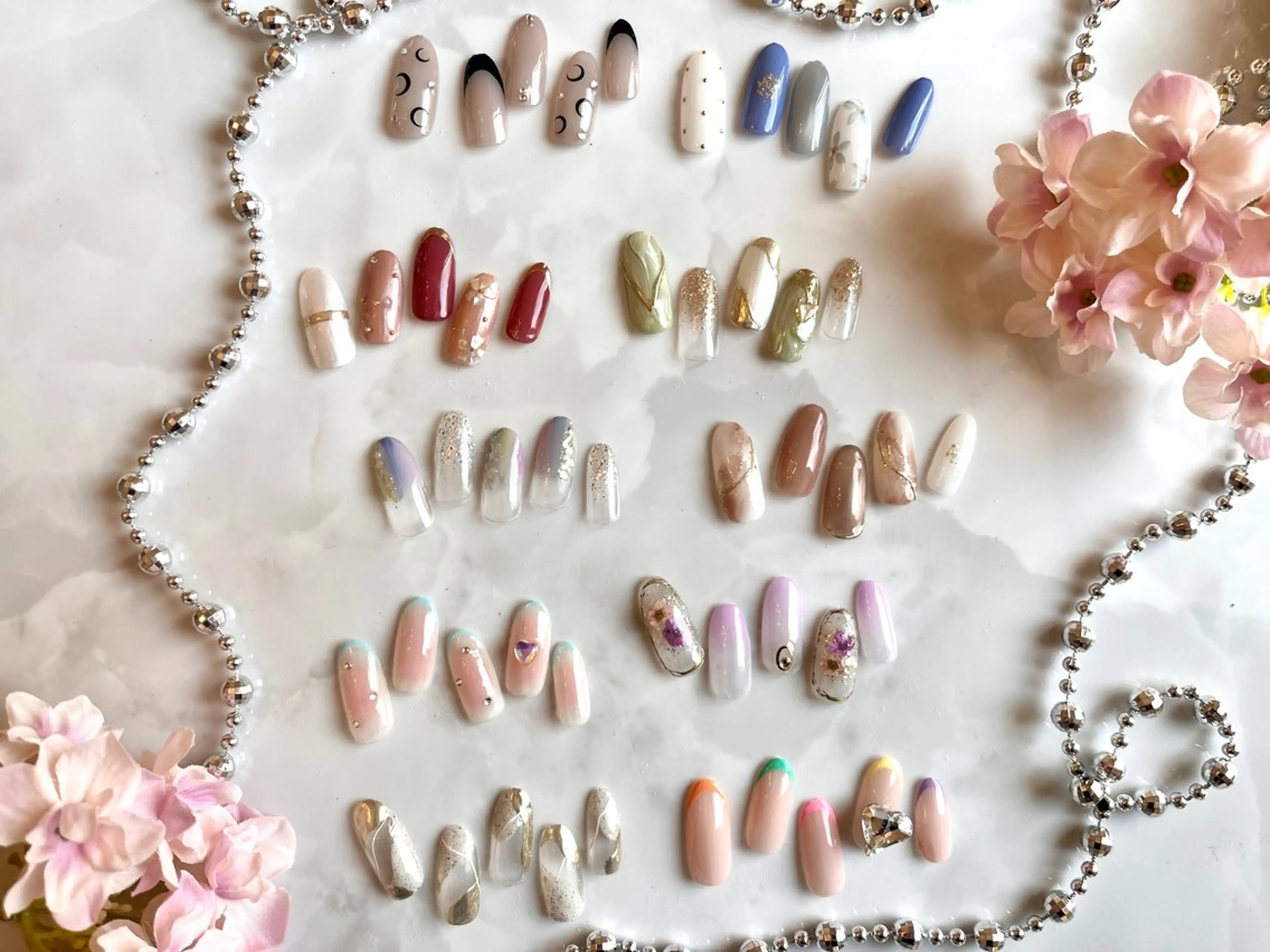 ネイル 春ネイル ハンドネイル Nail salon LuaRのネイルデザイン