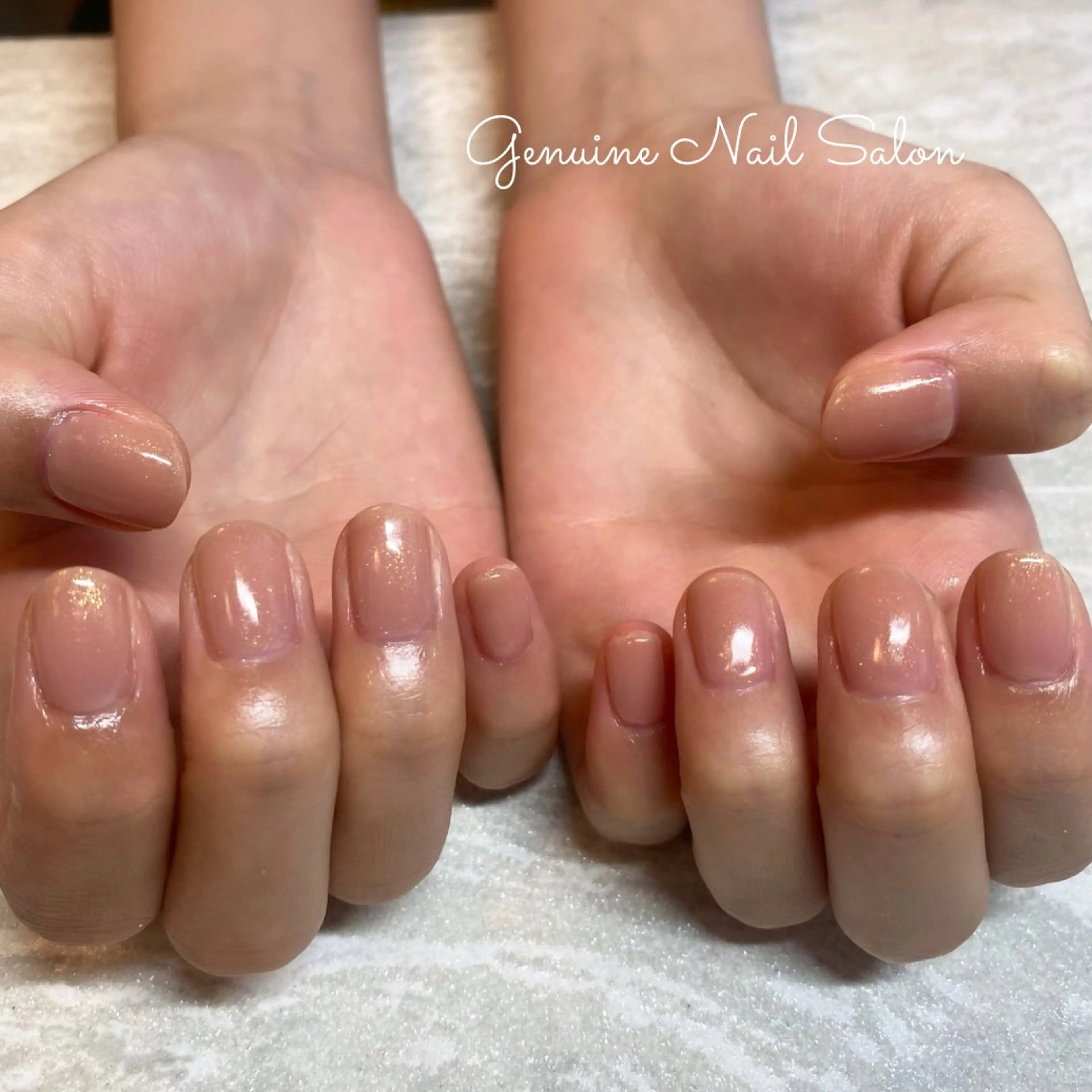 ネイル シンプルネイル ハンドネイル ジェヌインネイル 間宮のネイルデザイン