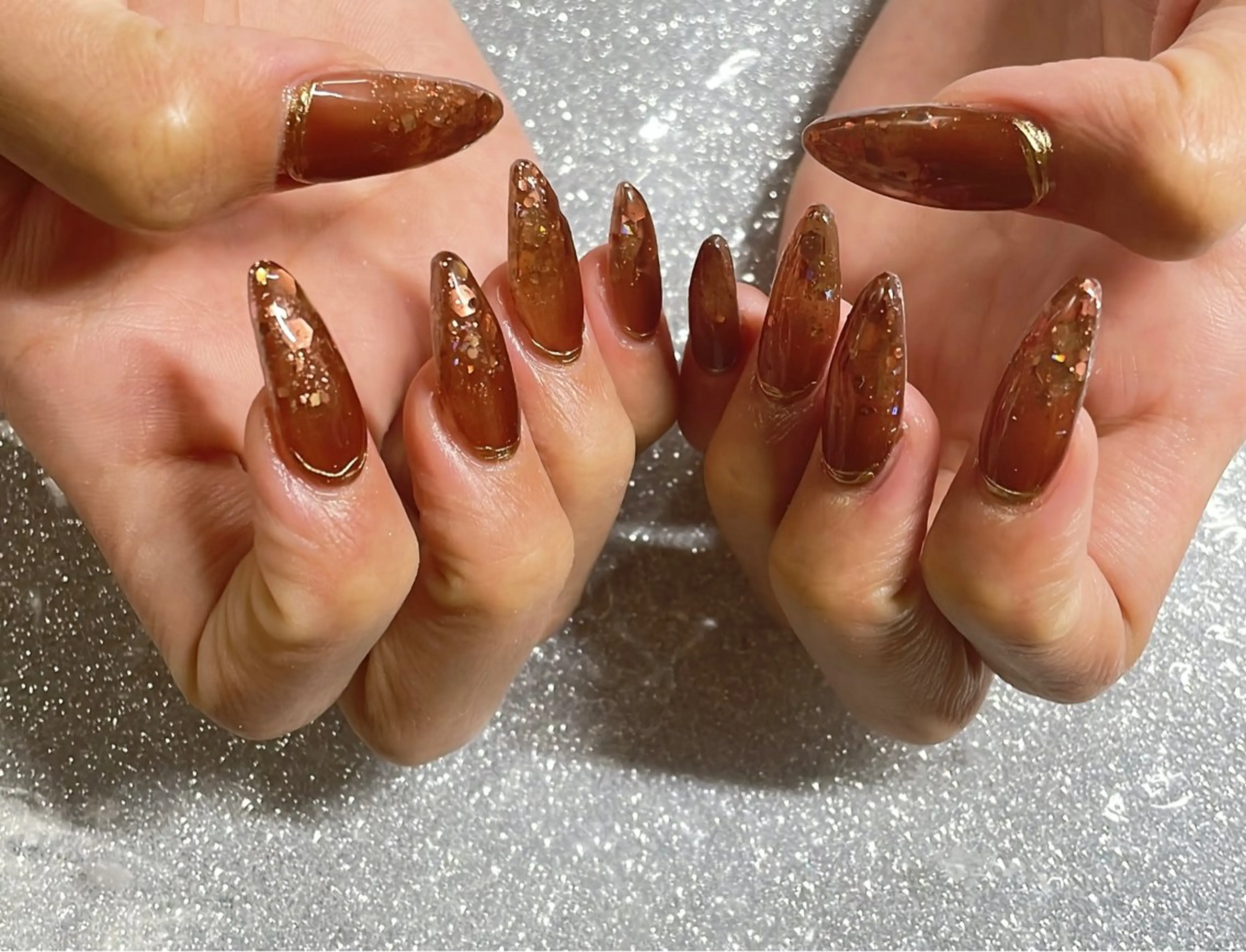 ネイル ハンドネイル VIERU 🌈🎀💖のネイルデザイン