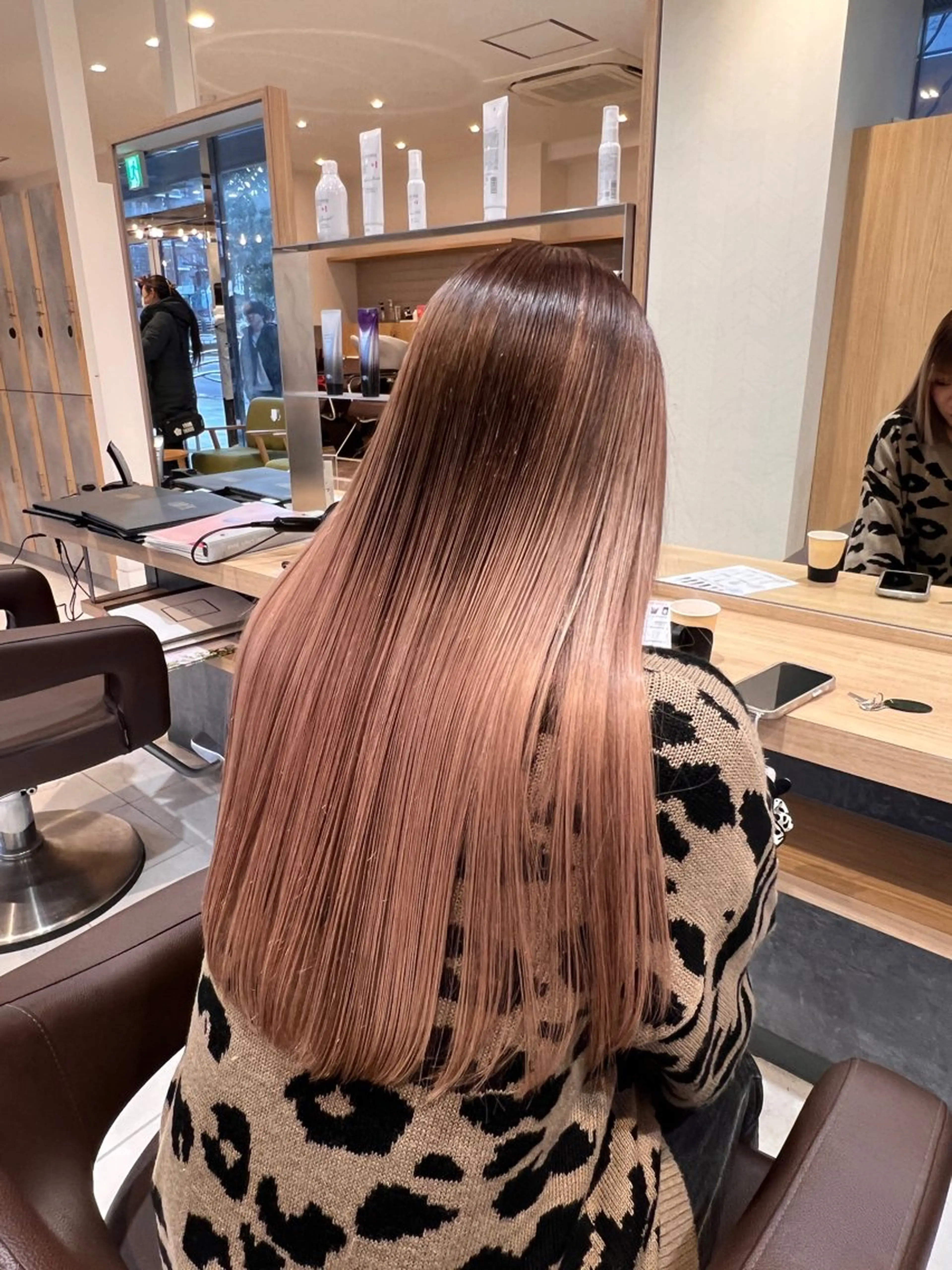 ロング ヘアカラー トリートメント 艶髪カラー/髪質改善 🏖 亀戸/もぎのヘアスタイル