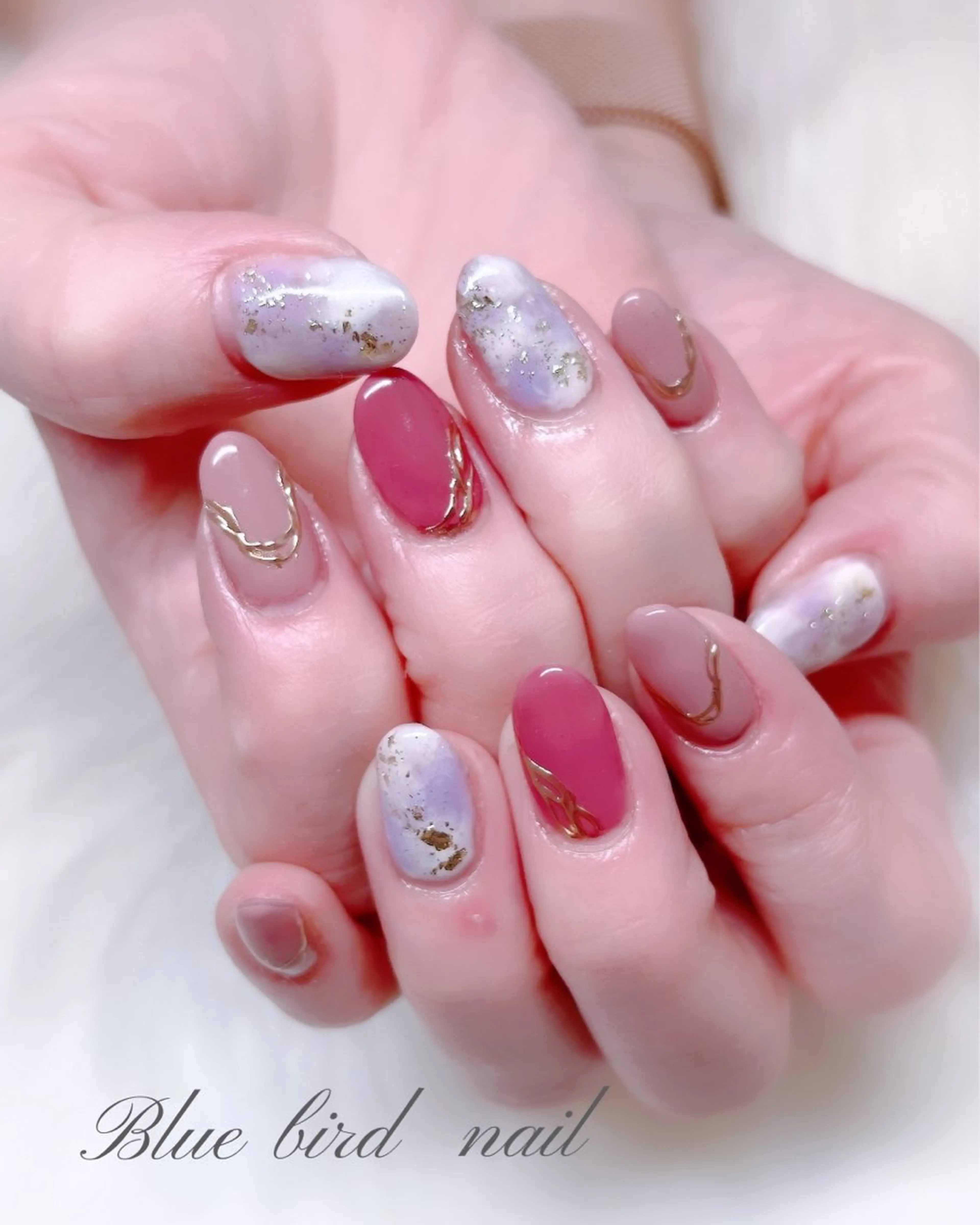 ネイル ハンドネイル Blue  bird  nail所属・Blue bird  nailのネイルデザイン