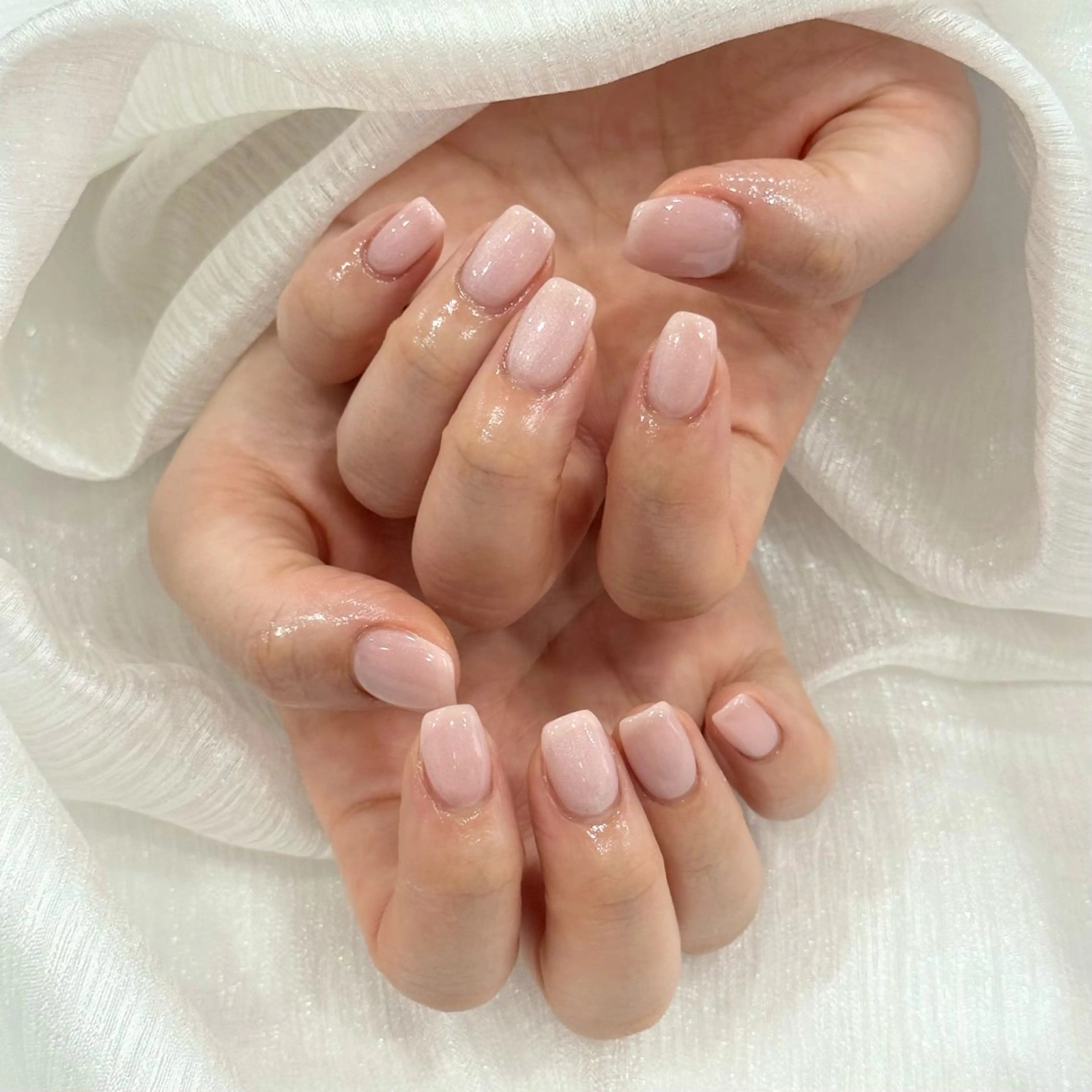 ネイル マグネットネイル ワンカラーネイル ハンドネイル 深井 聖羅のネイルデザイン