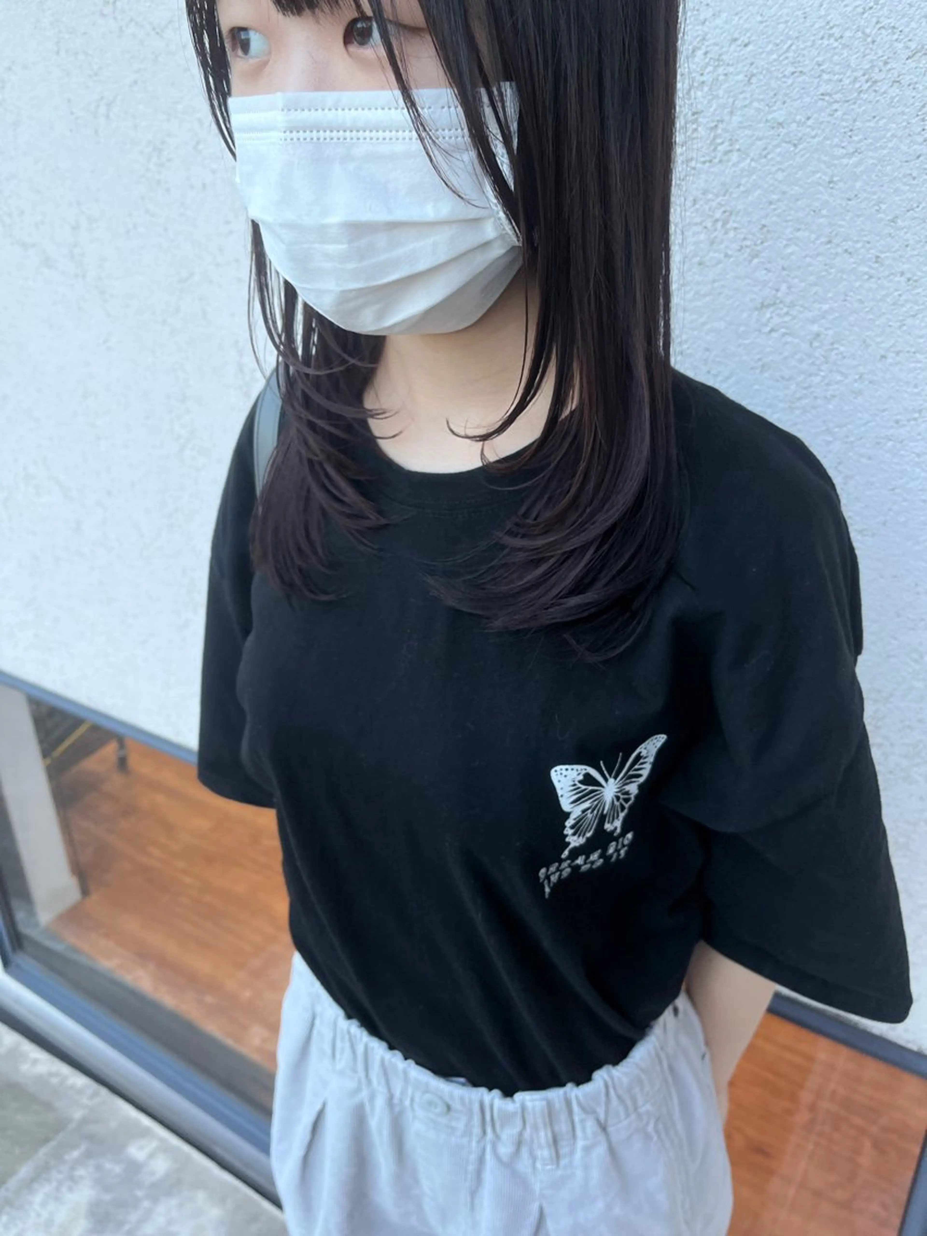 セミロング レイヤーカット idea研究学園店所属・艶髪／レイヤーカット 塚越　紗菜のヘアスタイル