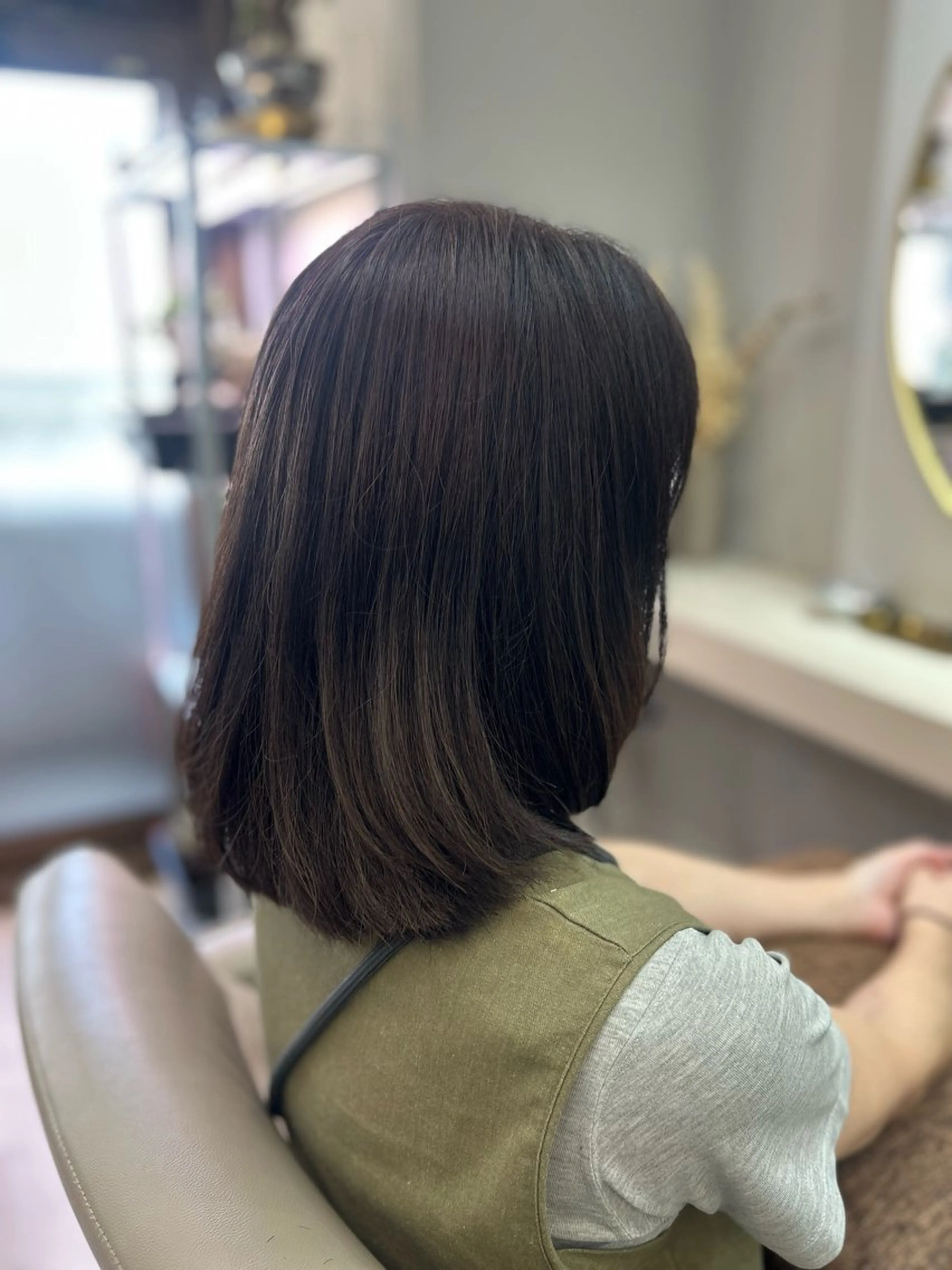 ミディアム ボブ カット 池田 太一のヘアスタイル