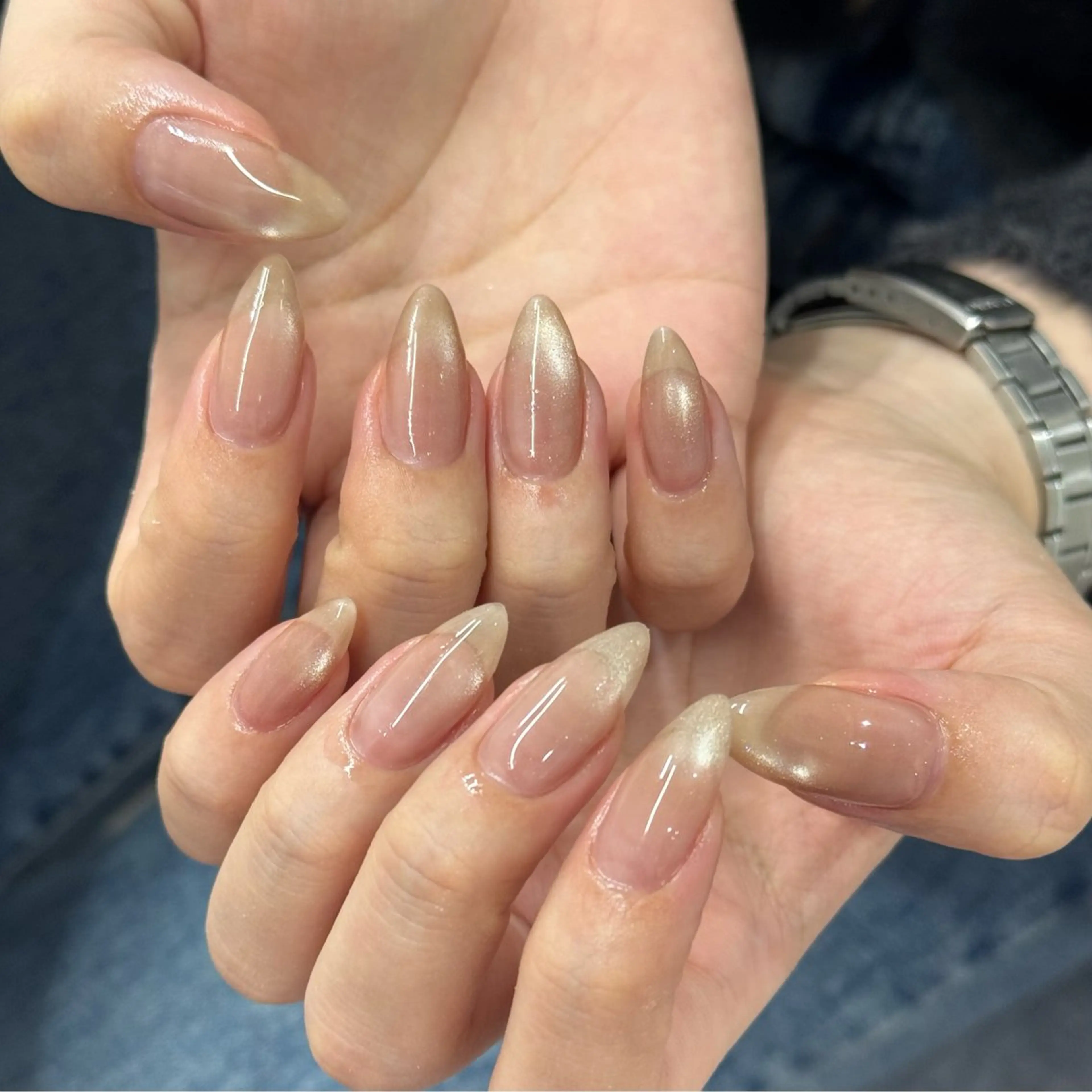 ネイル マグネットネイル ミチ💖吉祥寺💖 icebbleuのネイルデザイン