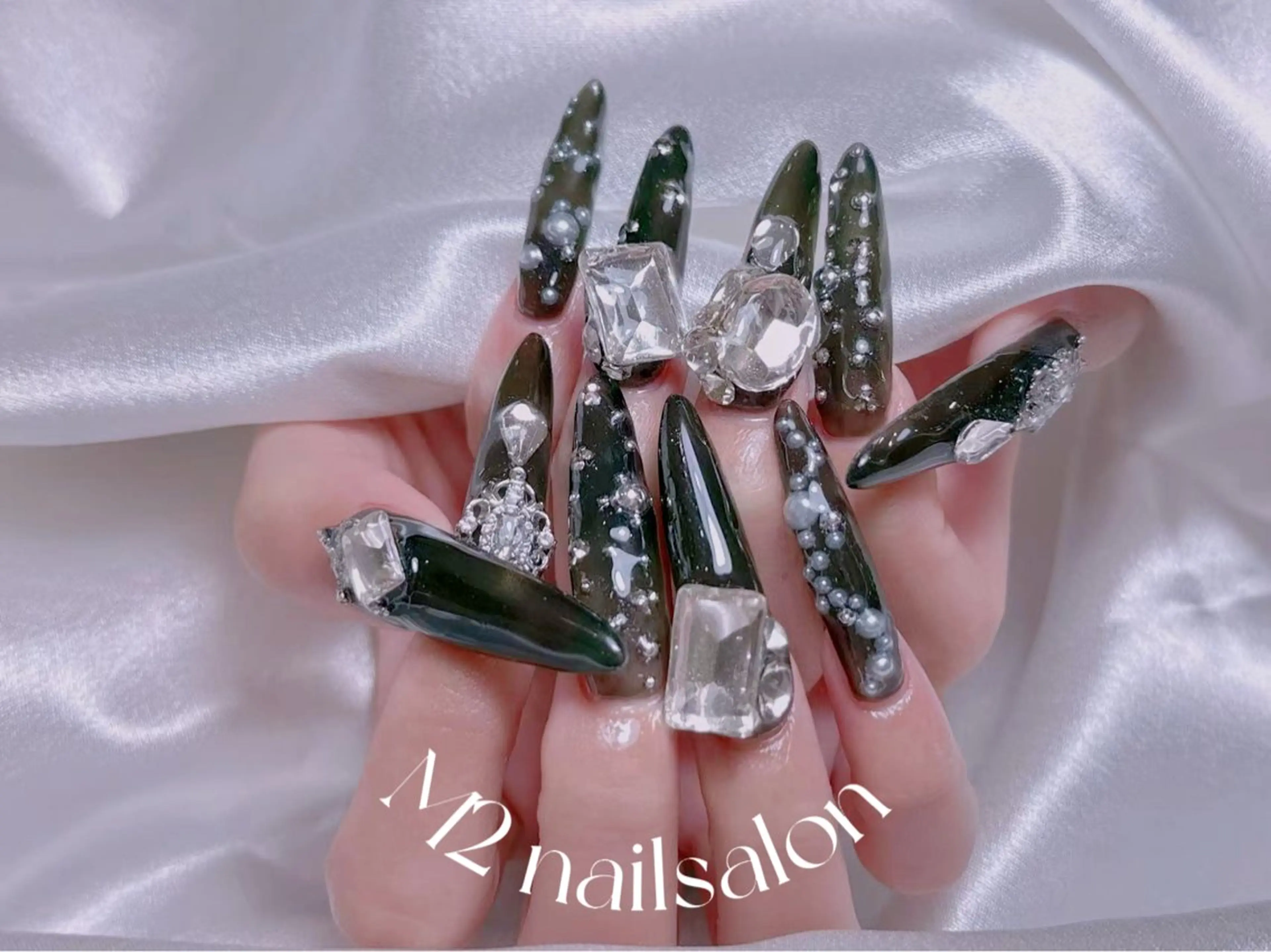 ネイル ハンドネイル 長さだし専門店 M2　rikaのネイルデザイン