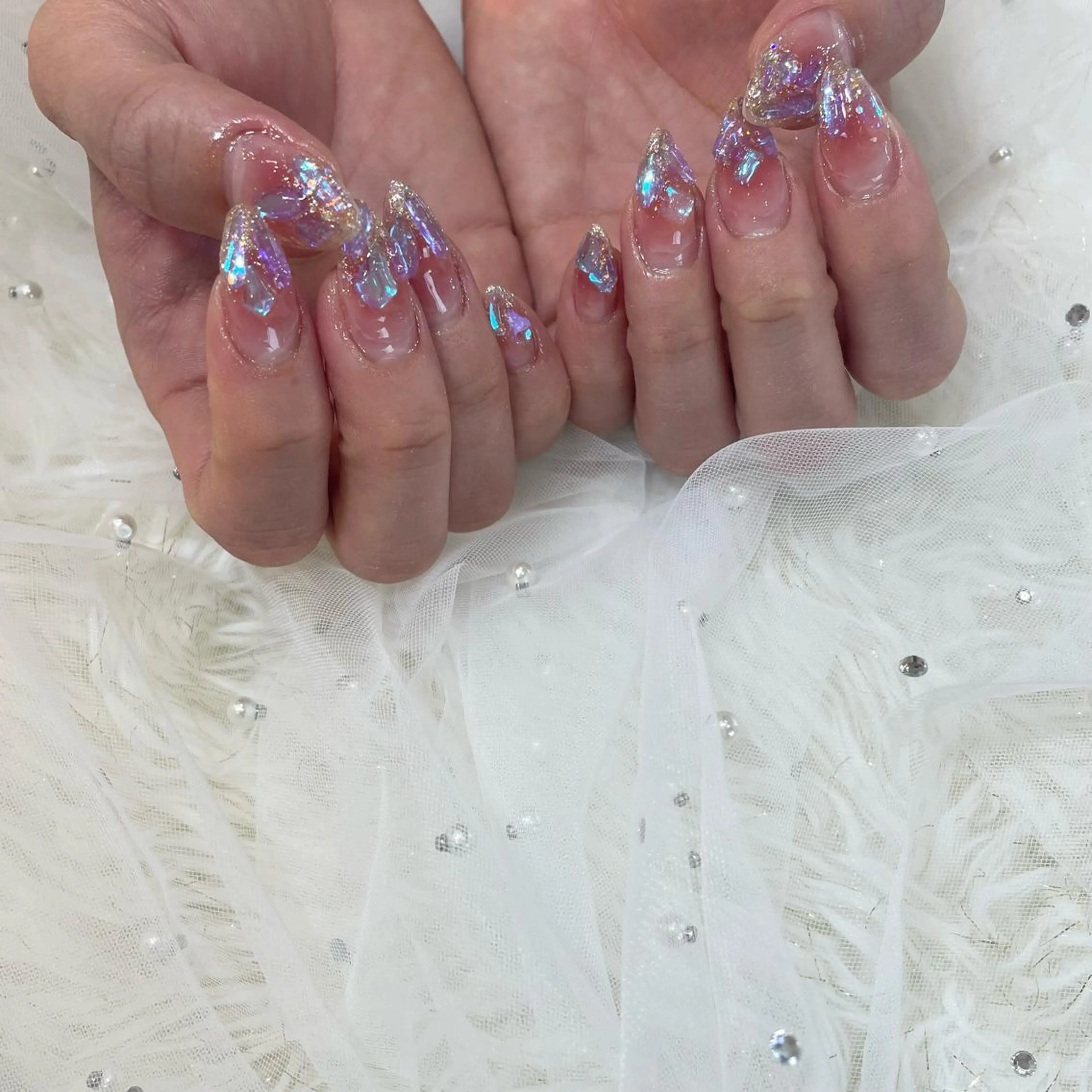 ネイル 氷ネイル・うるうるネイル Nail Salon Gummi.のネイルデザイン