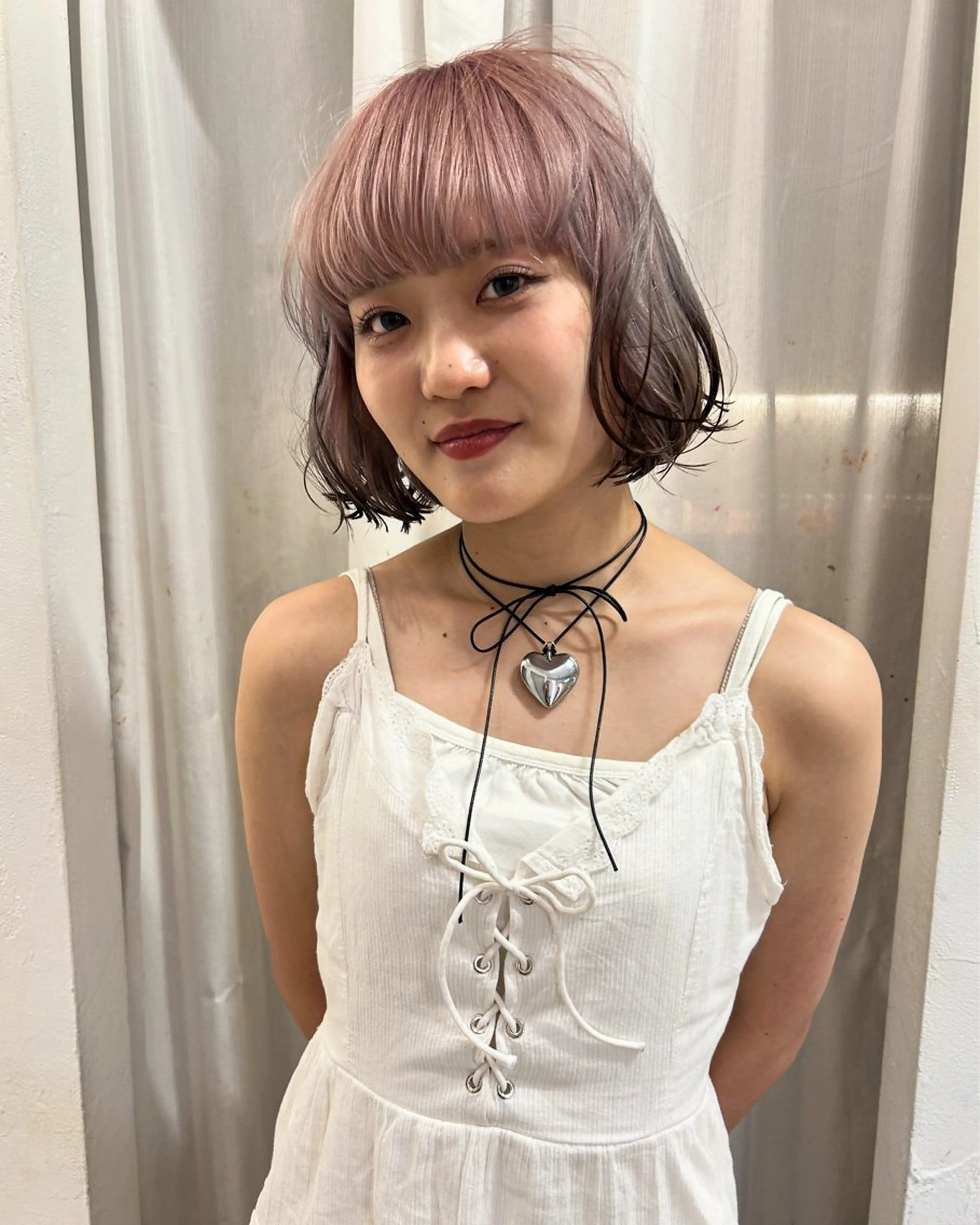 セミロング カラー ケアパーマ/ケアブリ ーチdaisukeのヘアスタイル