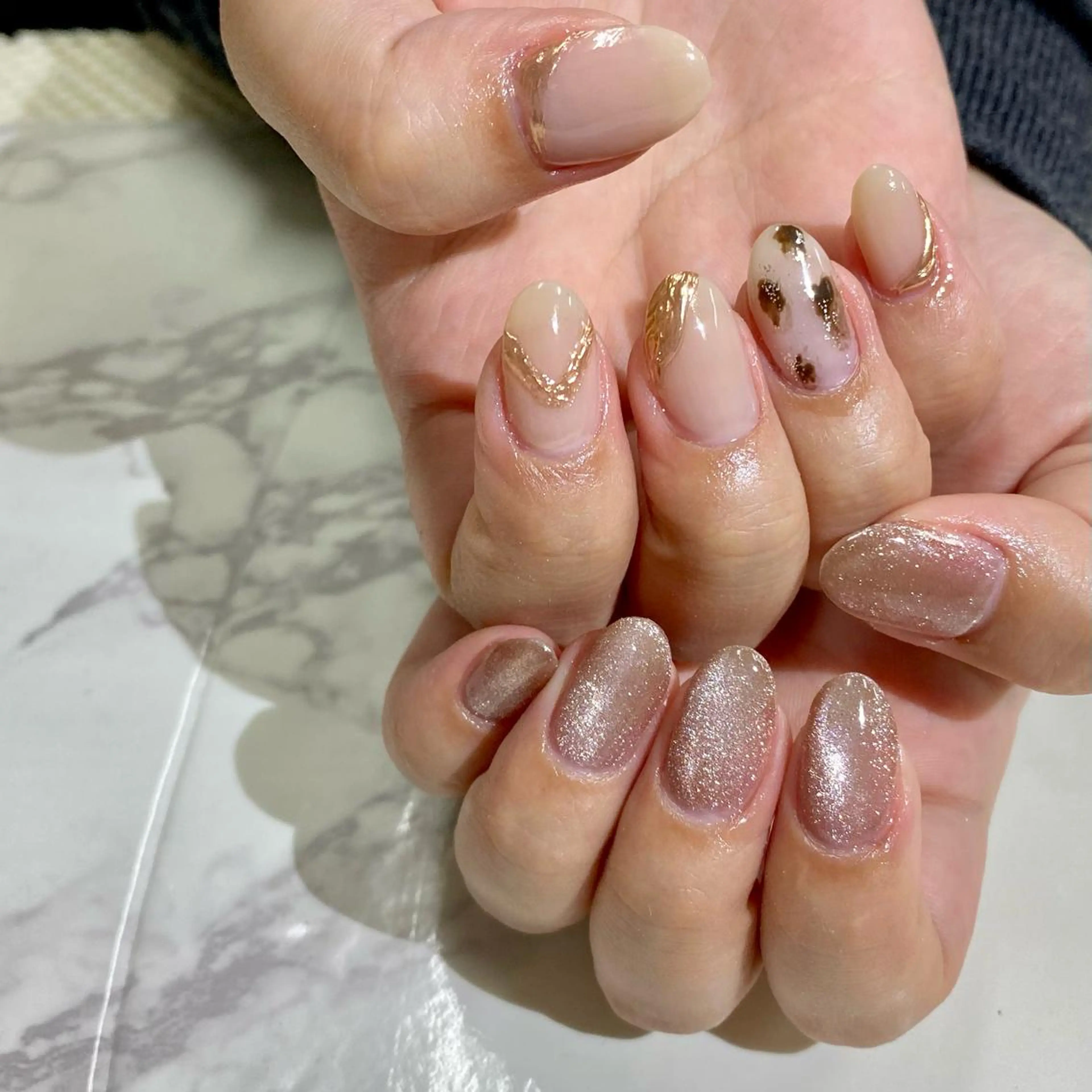 ネイル ハンドネイル reco nail所属・池田 美穂のネイルデザイン