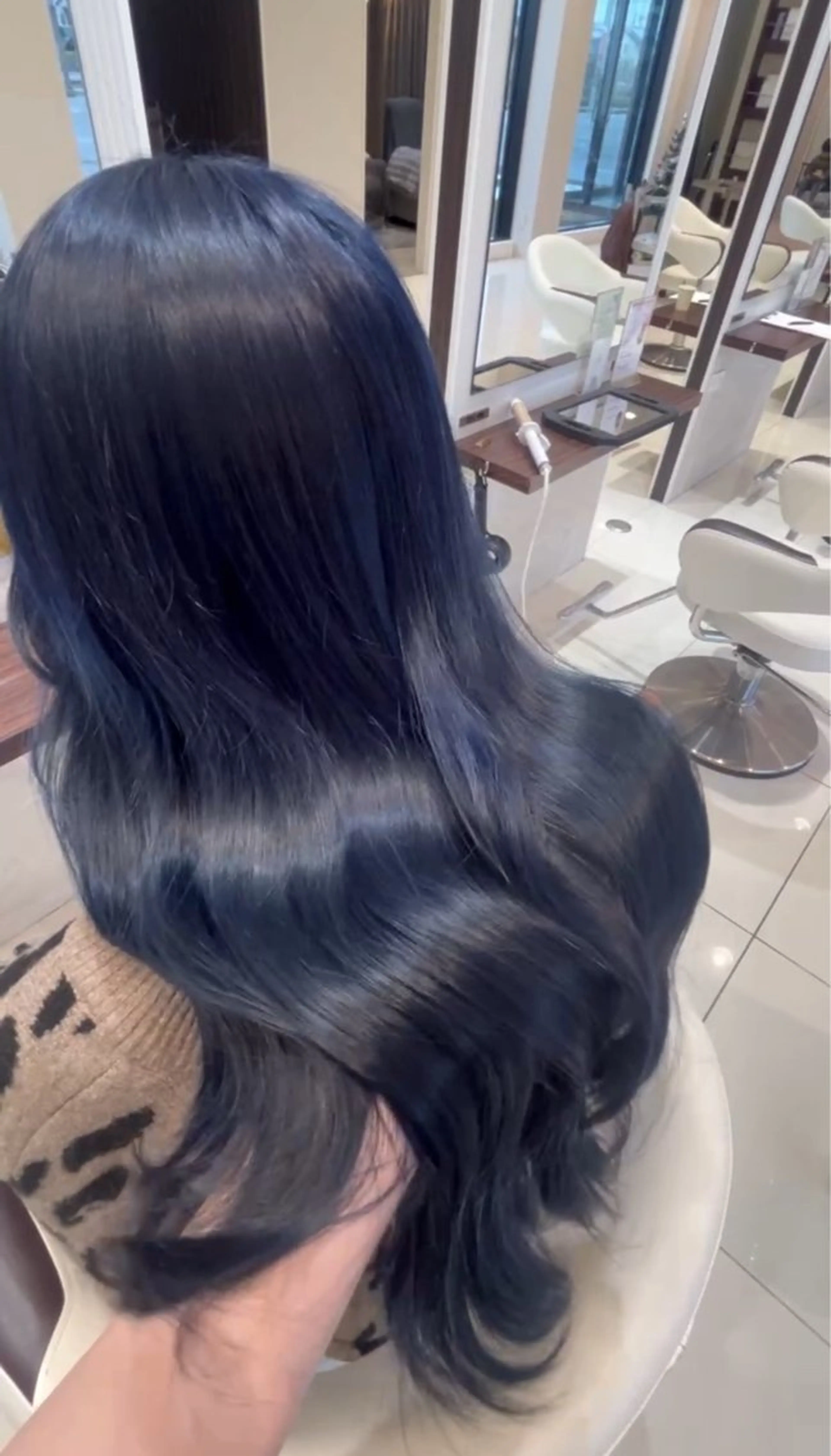 ロング カラー カット /エクステ 坪内翔音のヘアスタイル