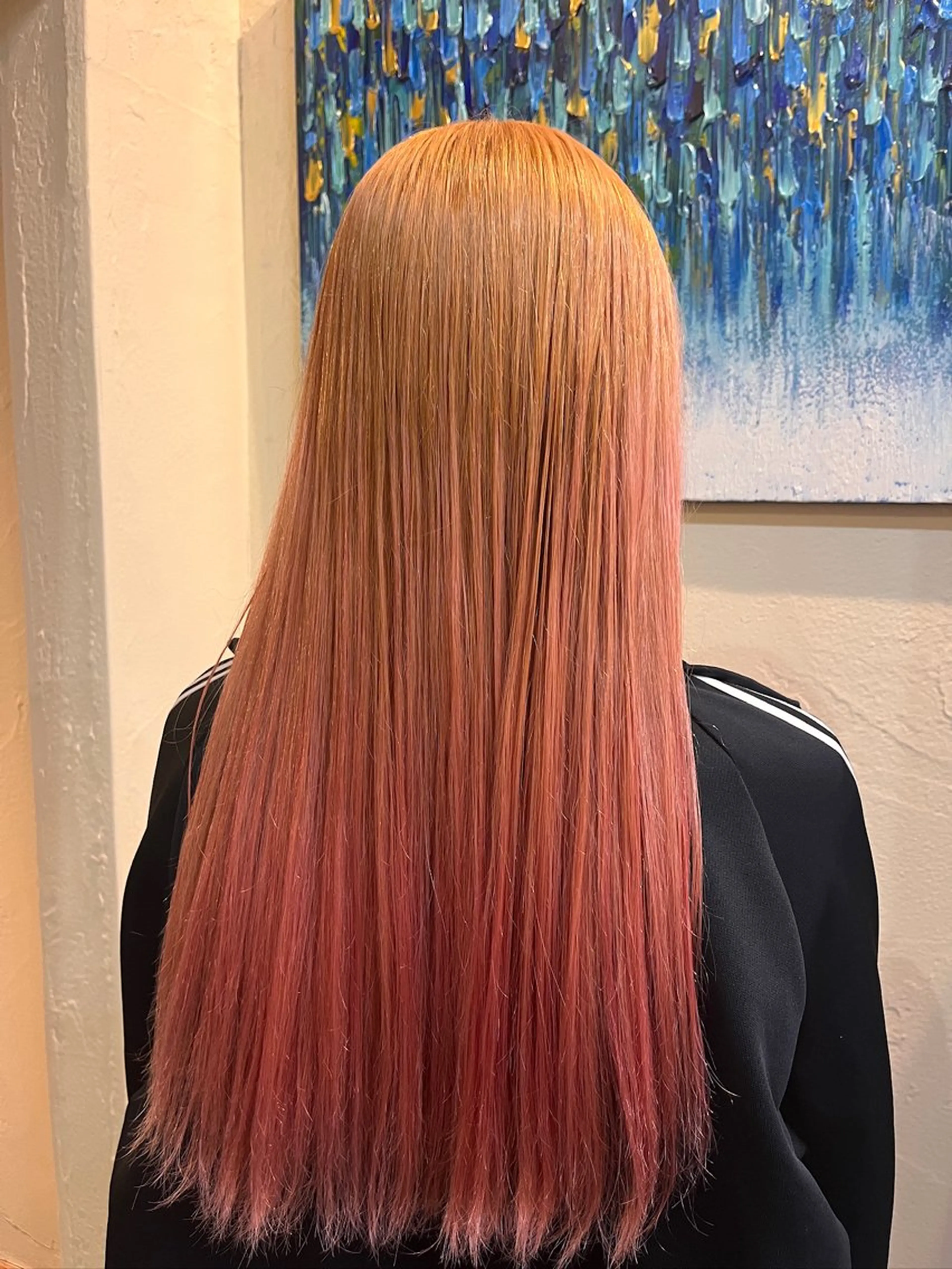 ロング カラー 伯部 真子のヘアスタイル