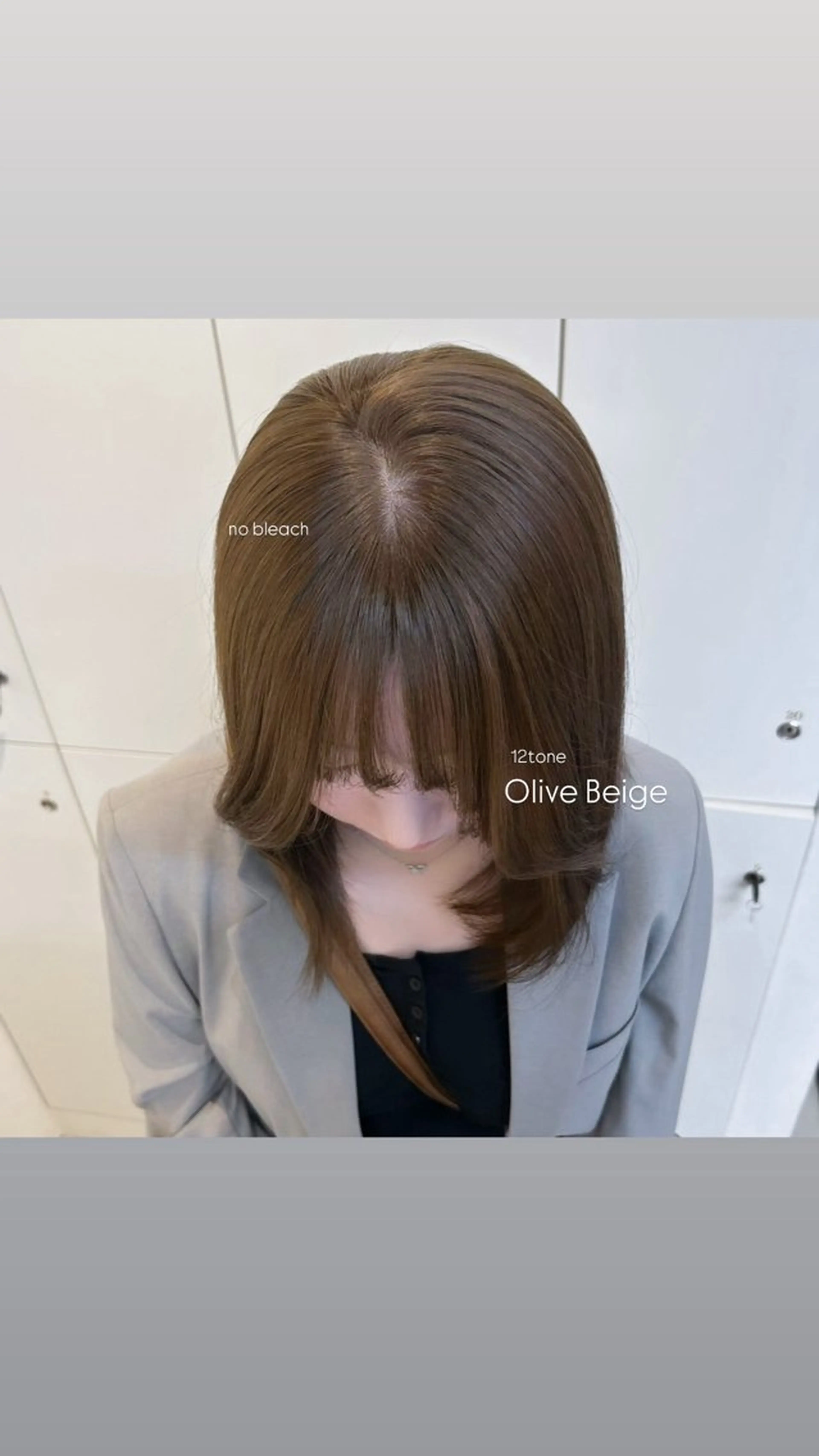 ミディアム カラー ヘアアレンジ ヘアカラー トリートメント ヘアセット ブリーチなし🤍透明 感カラーtakutoのヘアスタイル
