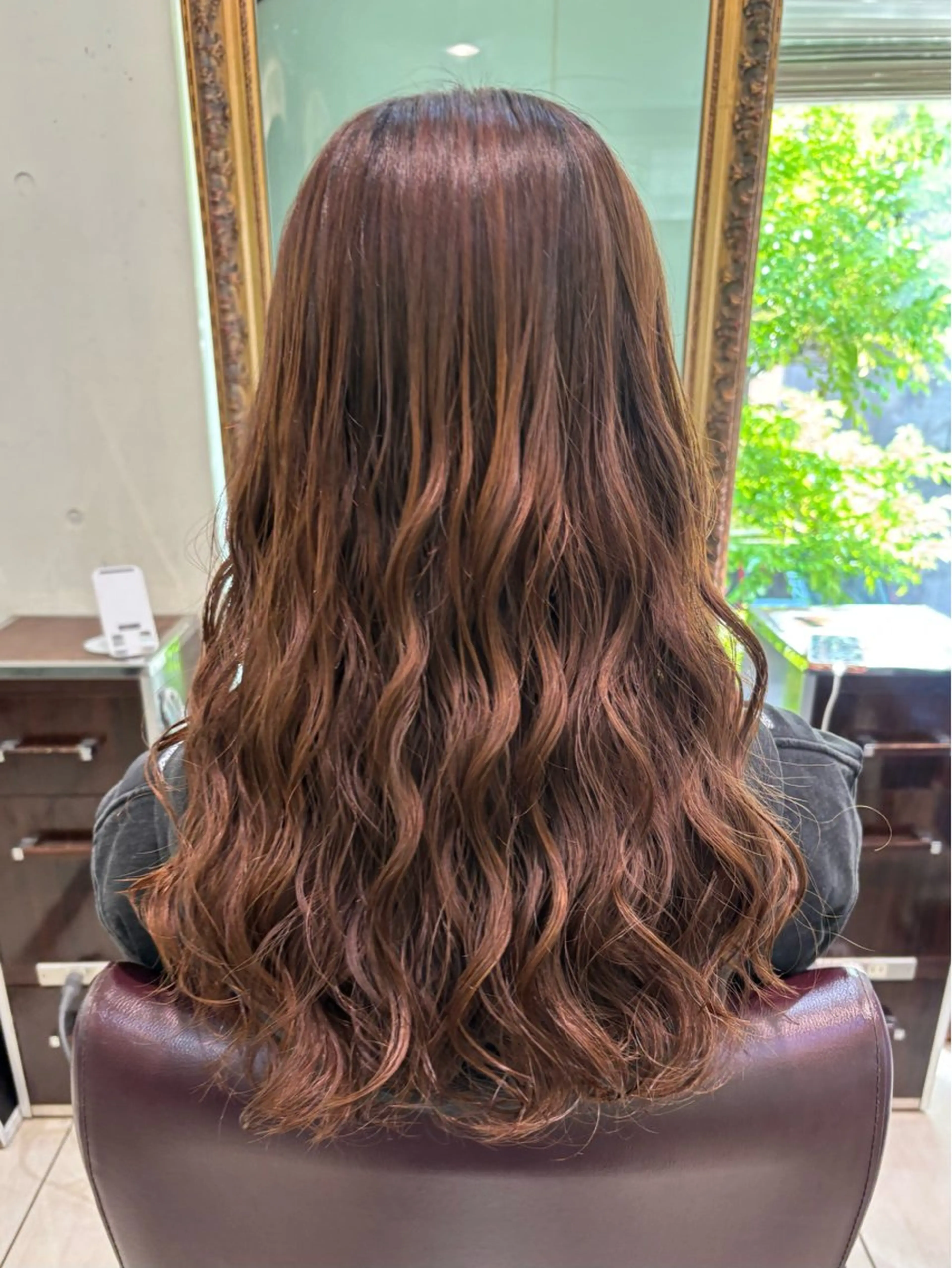 ロング コテ巻き風パーマ🫧 麻尋のヘアスタイル