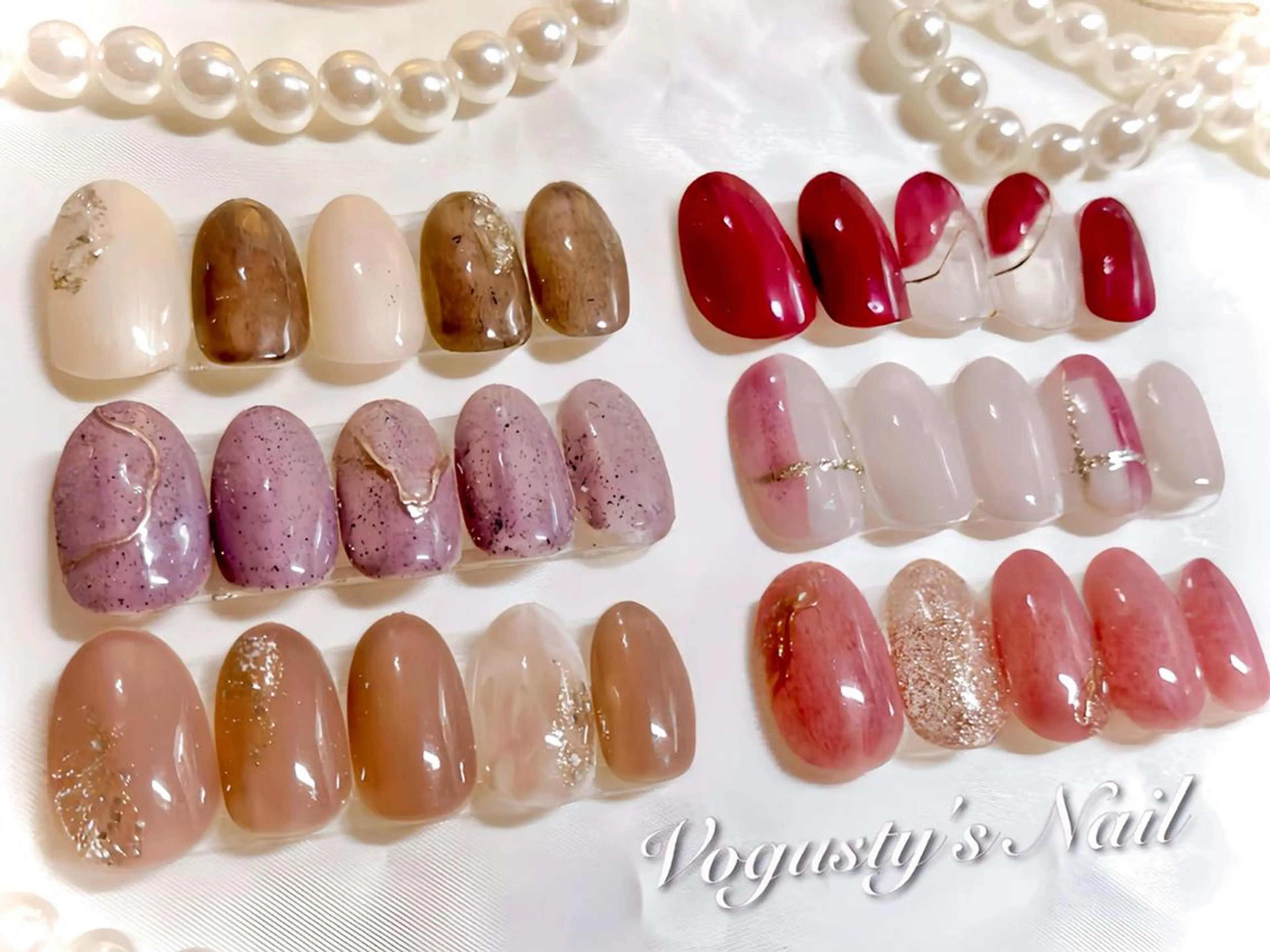 ꫛꫀꪝ🫧【オフあり】秋トレンド🎀✨️シンプルベーシックネイル🧡の写真