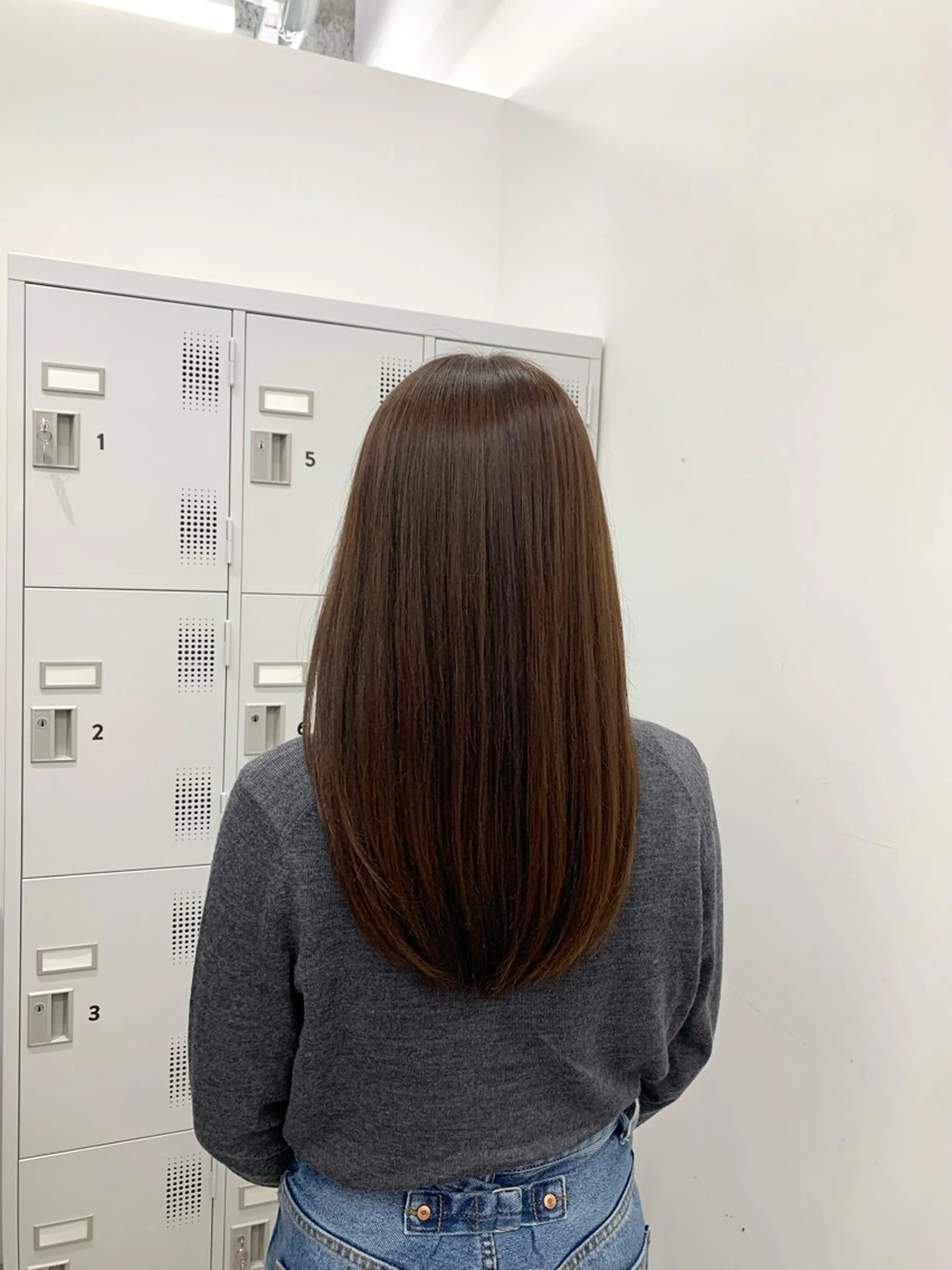 セミロング カラー ブラウンカラー ナチュラルブラウン ヘアカラー トリートメント 本格ヘッドスパ🌿 ×ヘア　佐藤のヘアスタイル