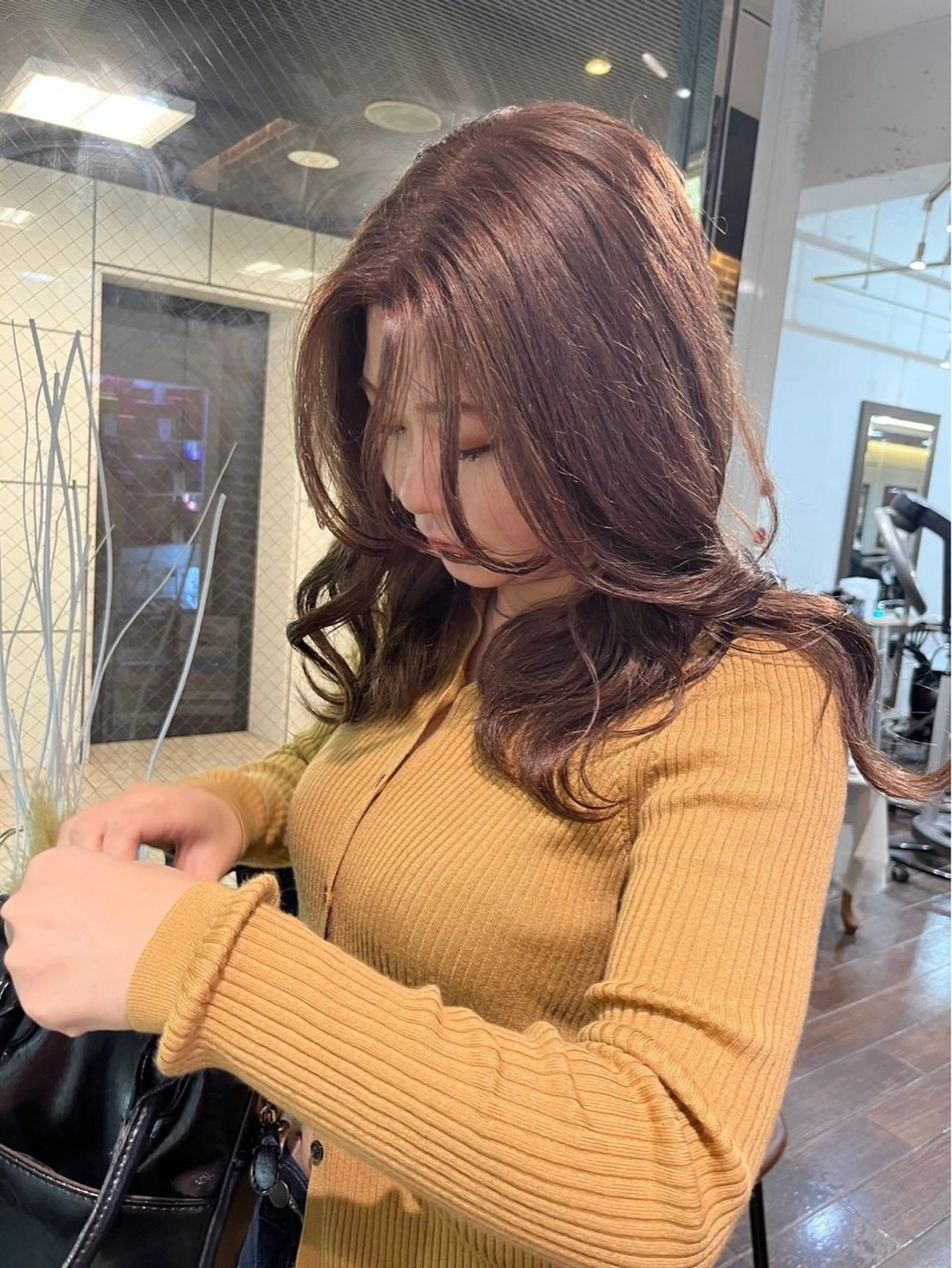 カラー ブリーチ ケアブリーチ ダブルカラー ハイトーンカラー インナーカラー ヘアカラー レイヤー/ボブ /🪩KAYOのヘアスタイル