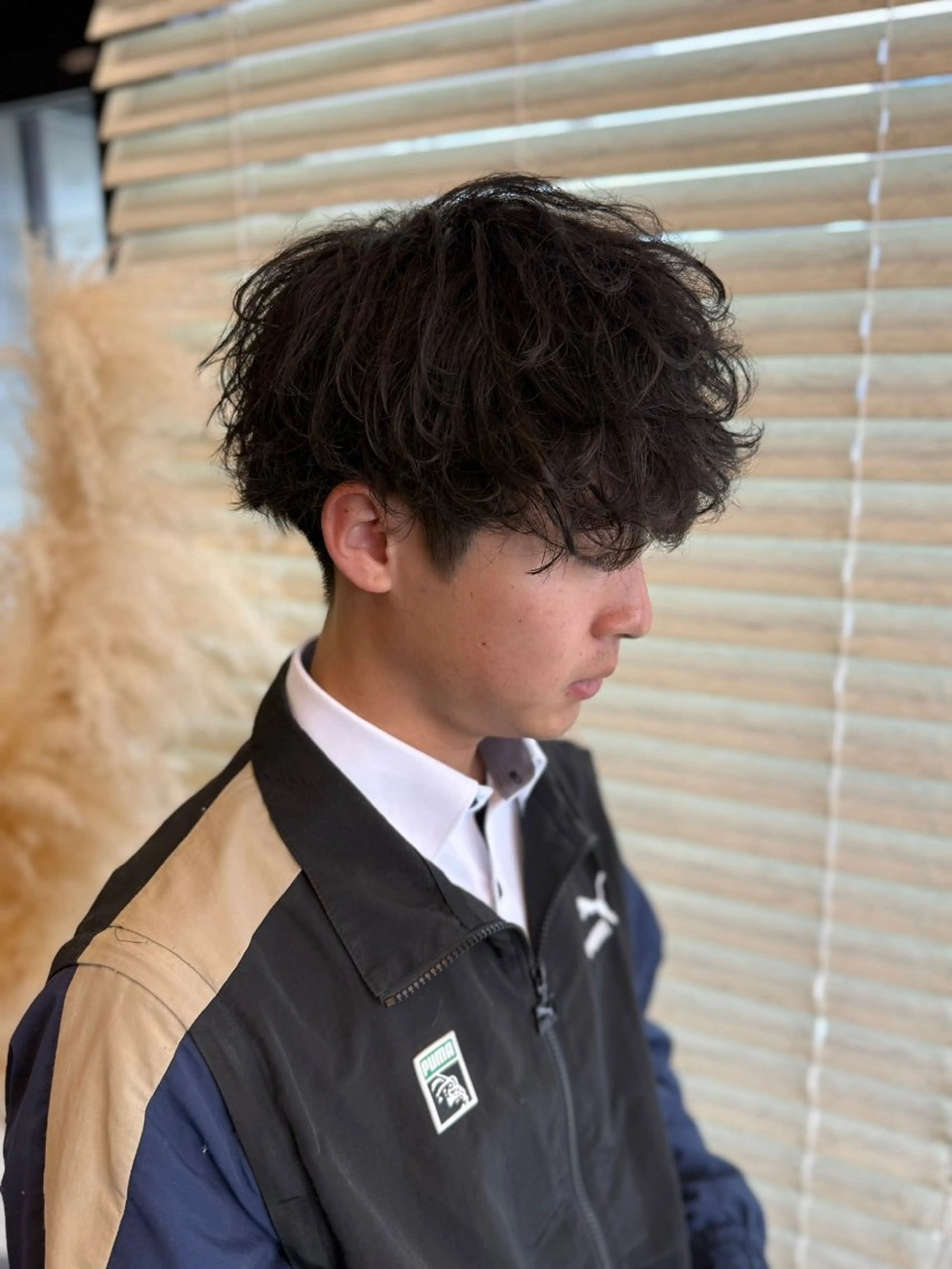 ショート パーマ カット パーマ 野洲/美容室/美容師 平田蒼太ヒラタソウタのヘアスタイル