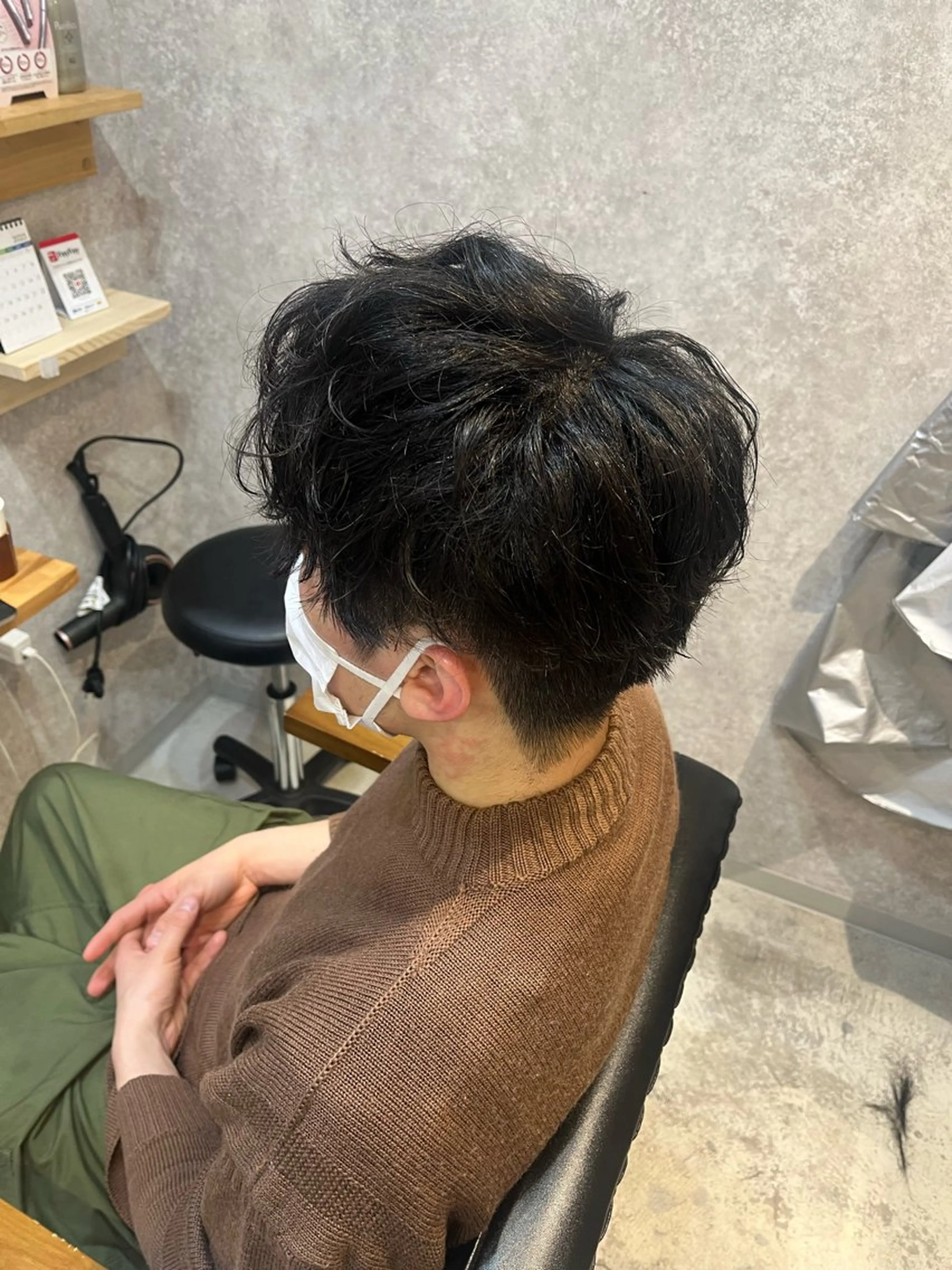 パーマ メンズ パーマ DEFI所属・ブリーチモデル募集 ʟᴇɪ.れいのヘアスタイル