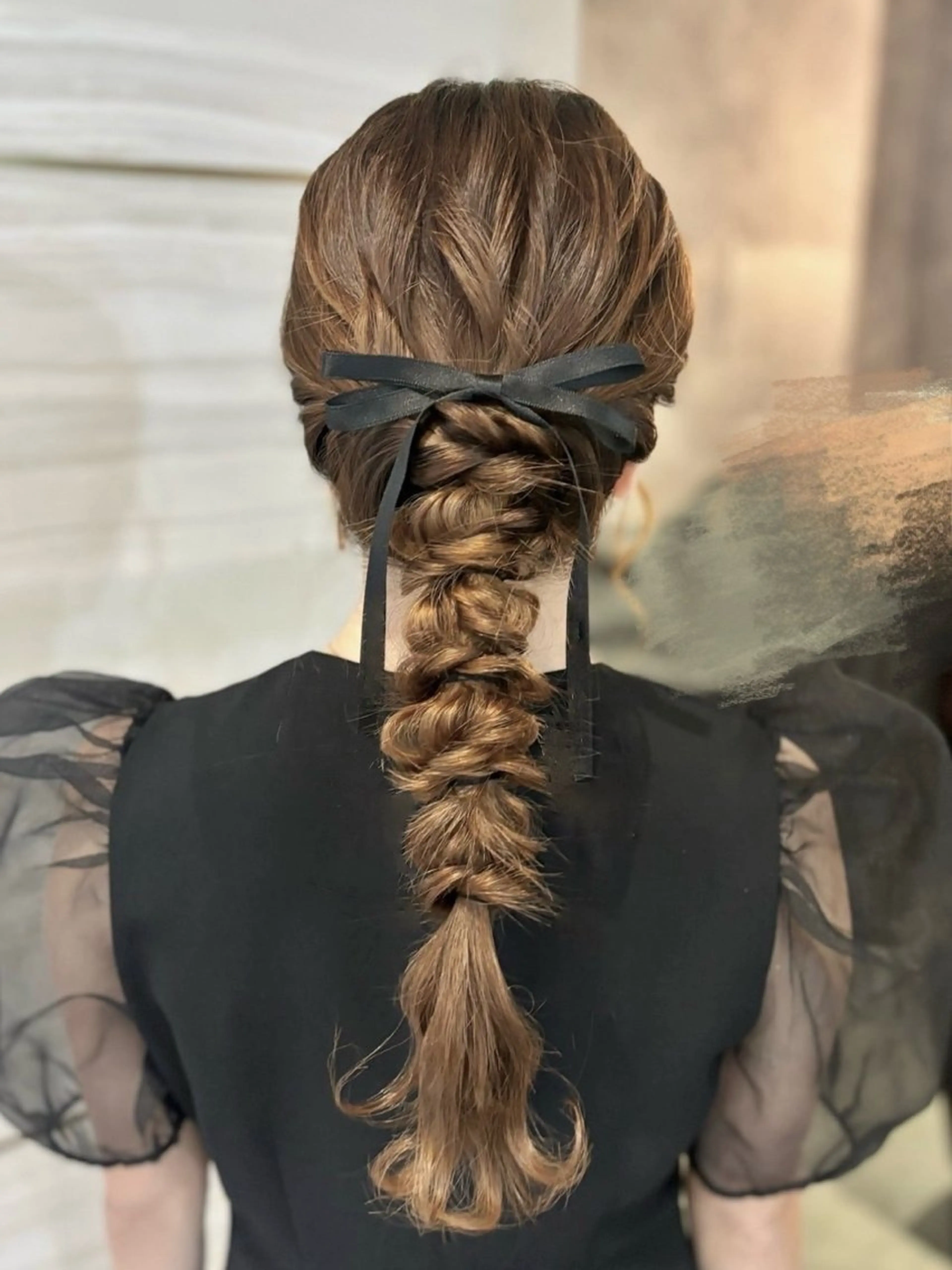 ロング ヘアセット 💘Kurea💘 艶髪/韓国/暗髪のヘアスタイル