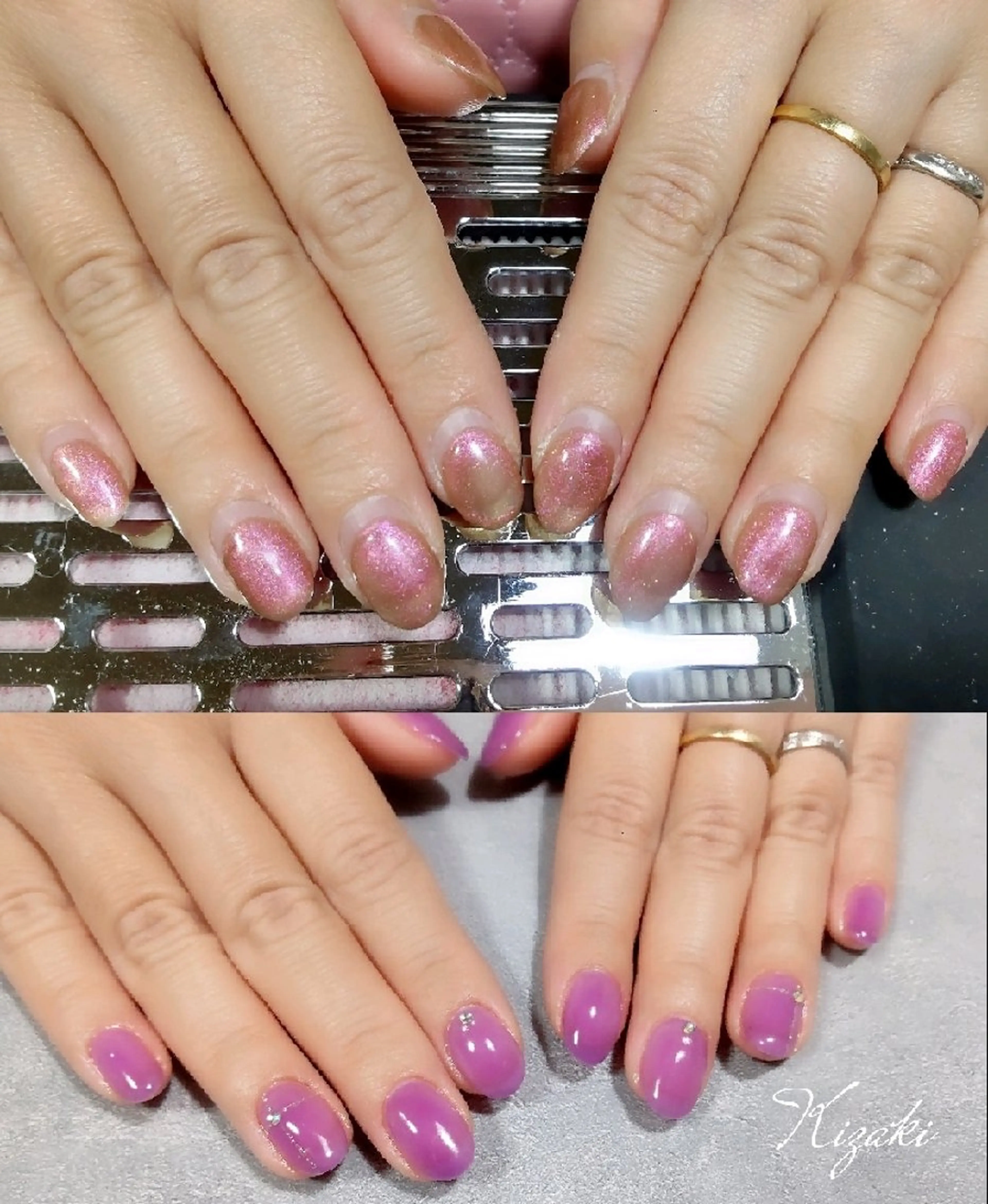 ネイル シンプルネイル ハンドネイル Kizaki.. Saoriのマツエク・マツパデザイン