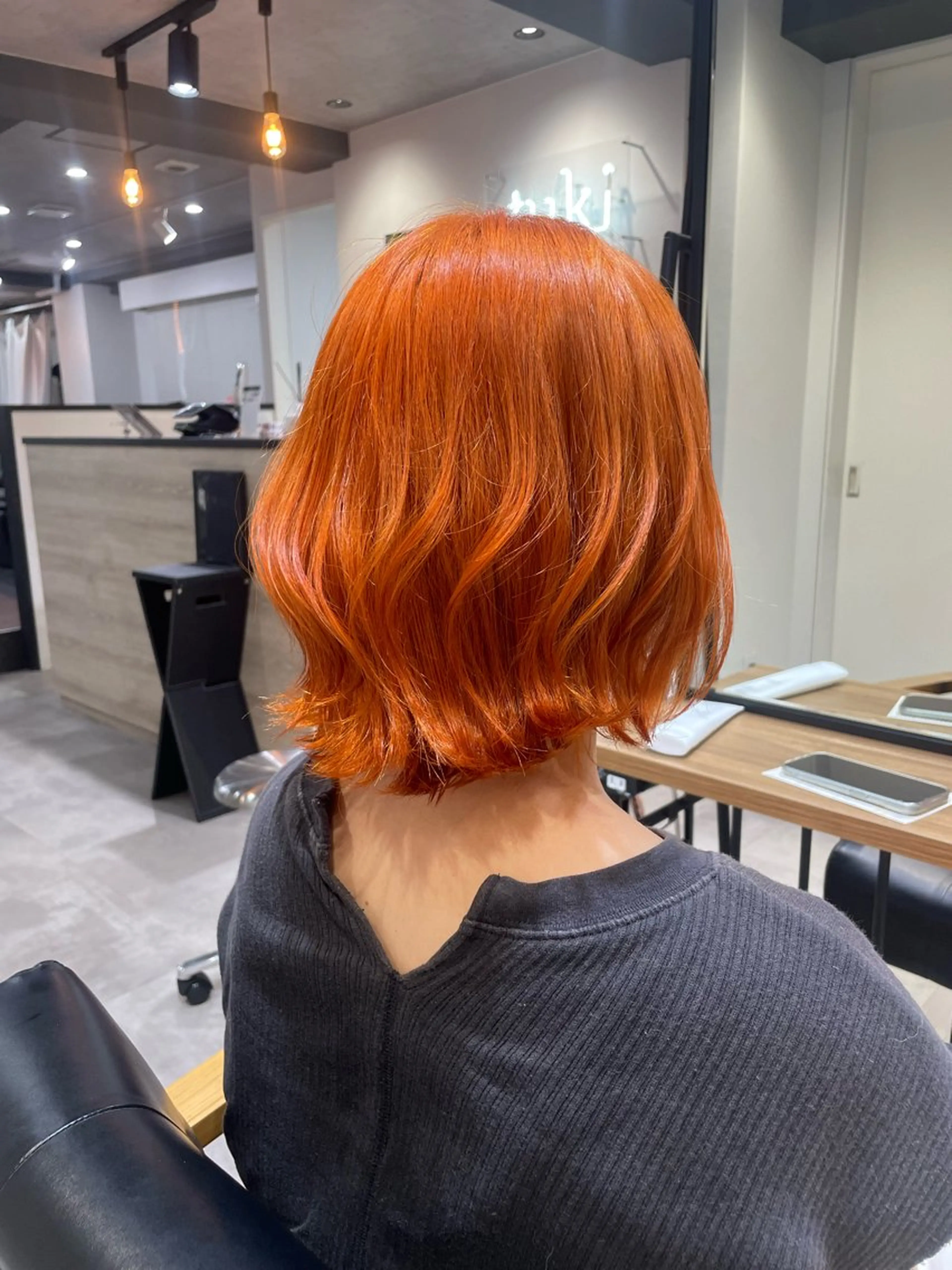 ショート カラー ヘアカラー トリートメント うる艶カラー/ハイト ーン🎀hina🎀のヘアスタイル