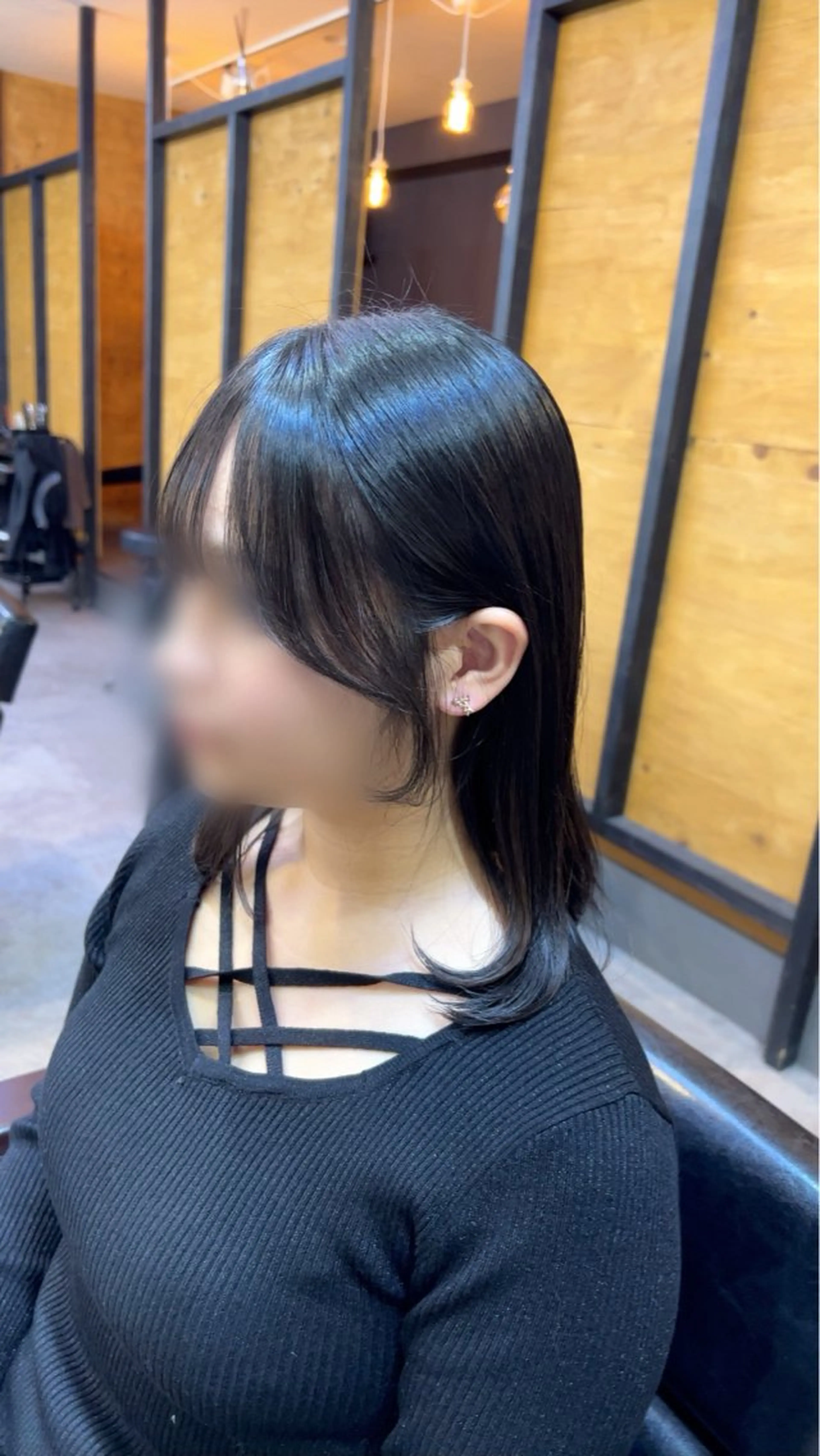 ミディアム 顔周りカット カット 帆華 Ciyonのヘアスタイル