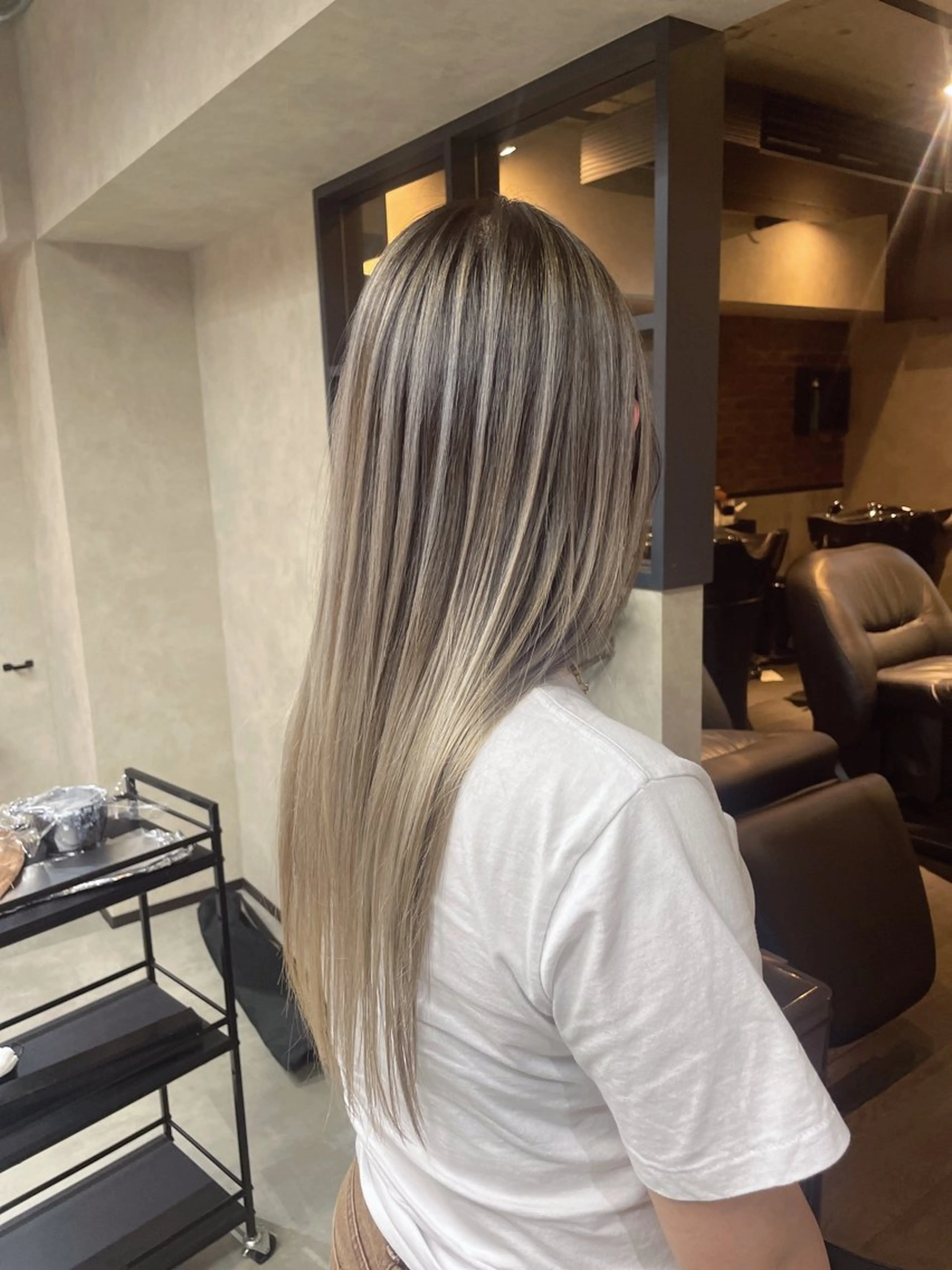 バレイヤージュの写真