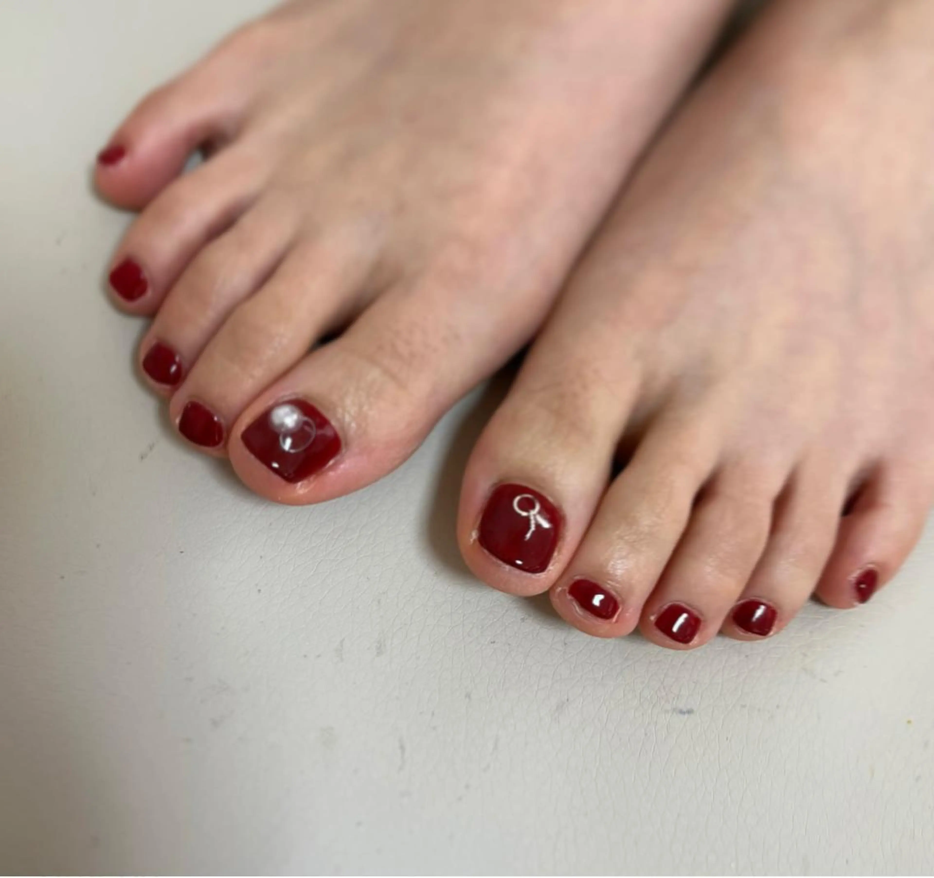 ネイル フットネイル シンプルネイル nail  M&T所属・nail M&Tのネイルデザイン