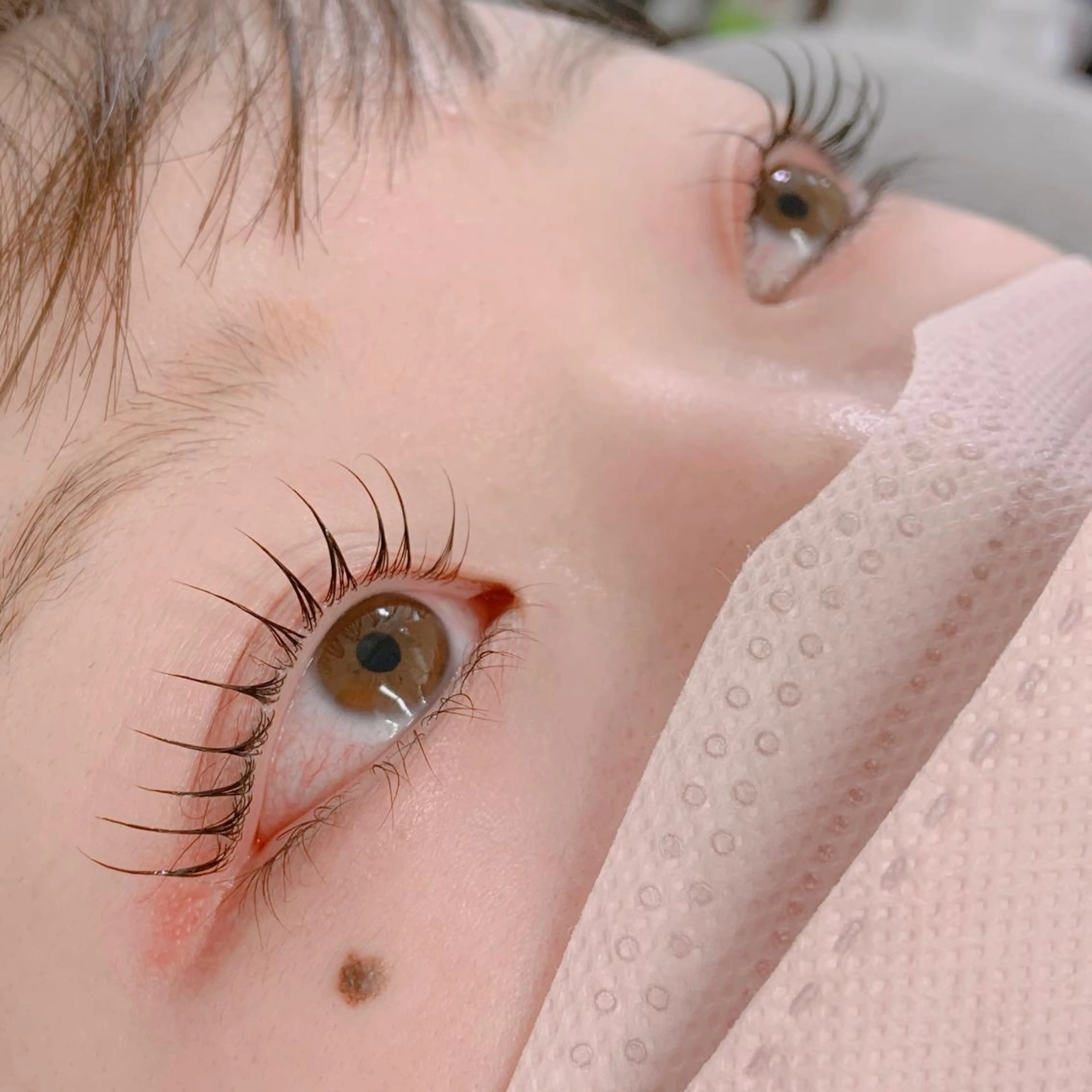 マツエク・マツパ バインドロック フラットラッシュ 韓国風マツエク まつげパーマ 一重×まつ毛パーマ MINAMIDE🦋 束感まつげのマツエク・マツパデザイン