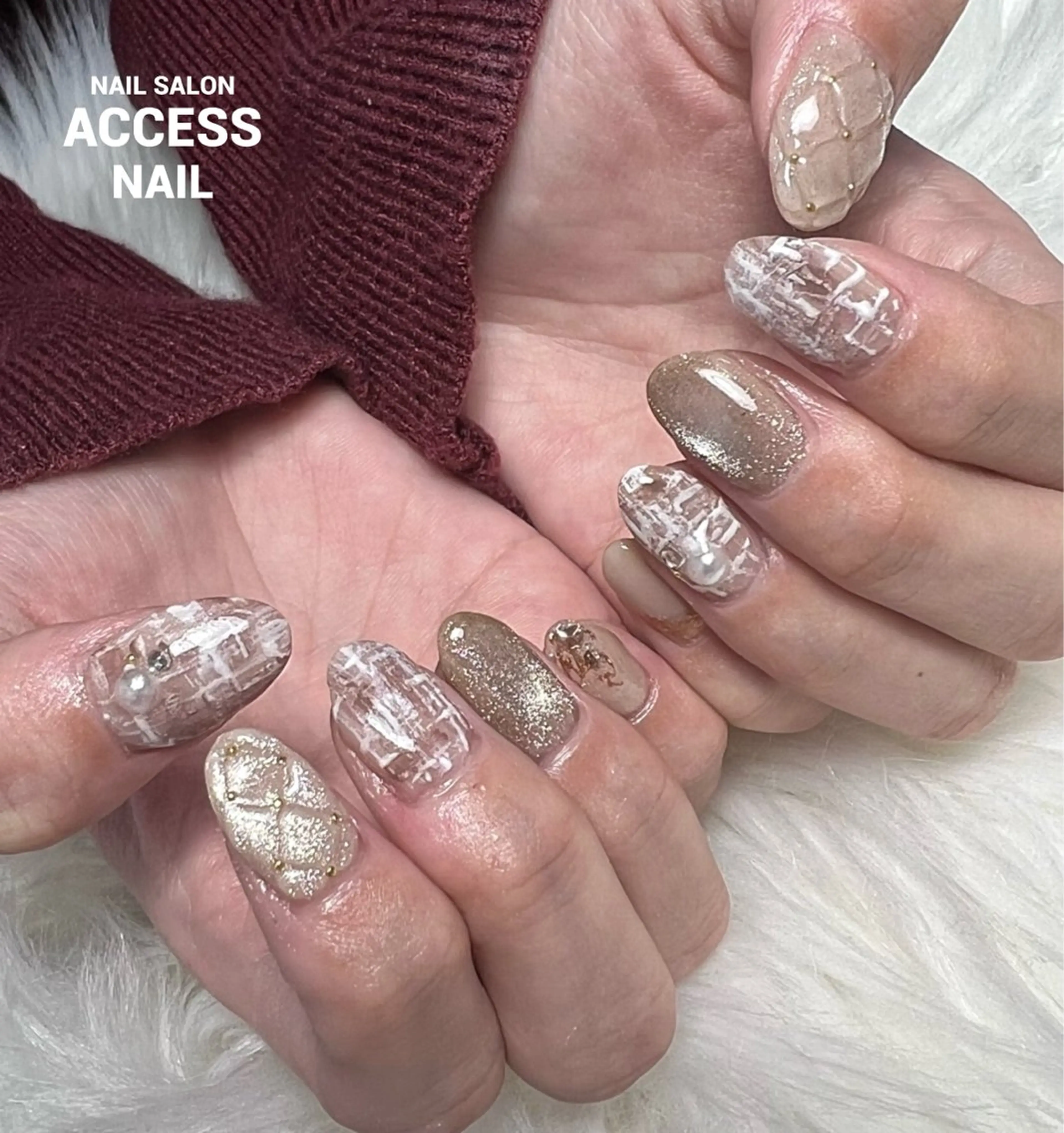 ネイル access nailのネイルデザイン