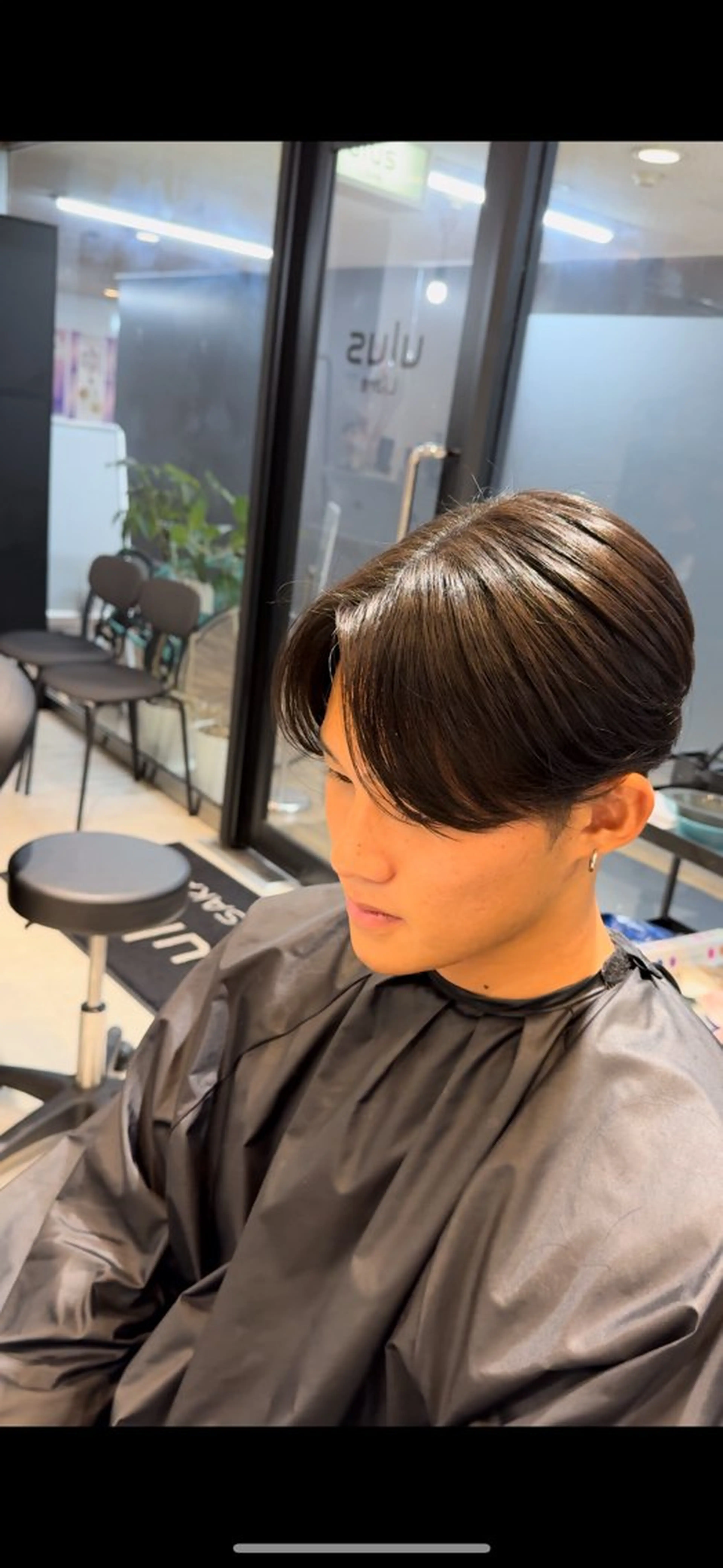 ミディアム パーマ ヘアアレンジ 縮毛矯正 ulus Libre 溝口 隼人のヘアスタイル