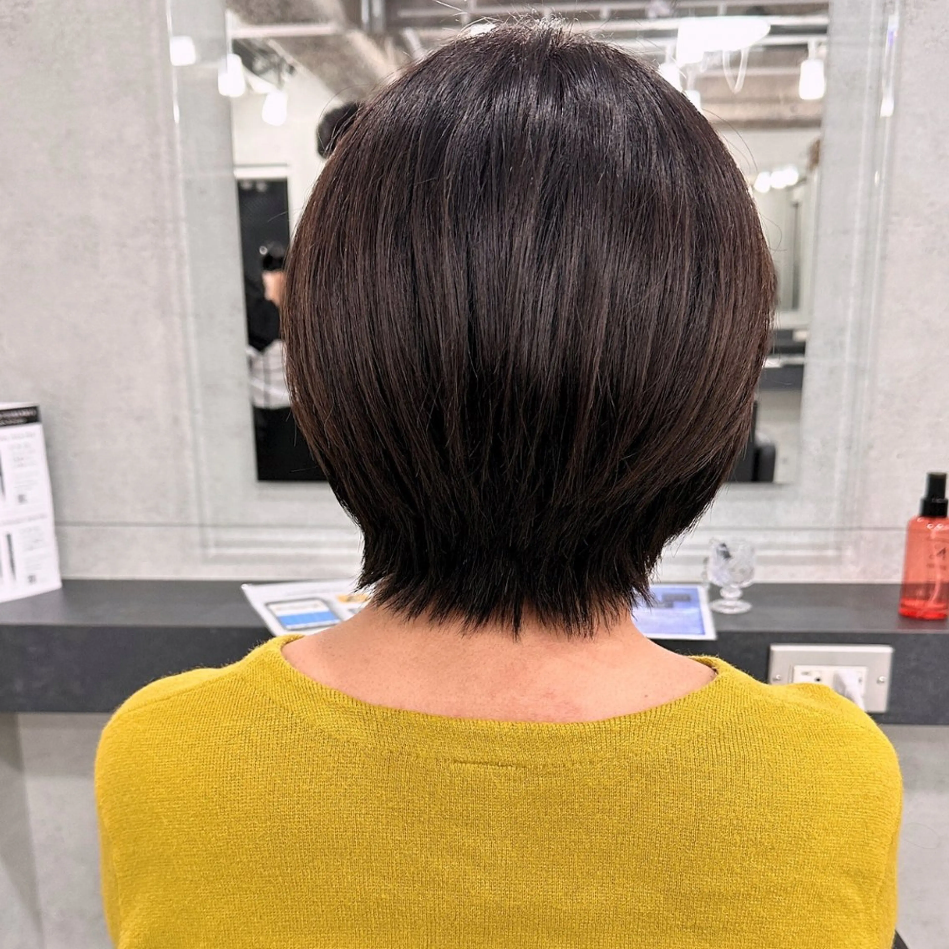 ショート ショートヘア 小顔カット カット ヘアカラー Endearing 銀座/レイヤーカットのヘアスタイル