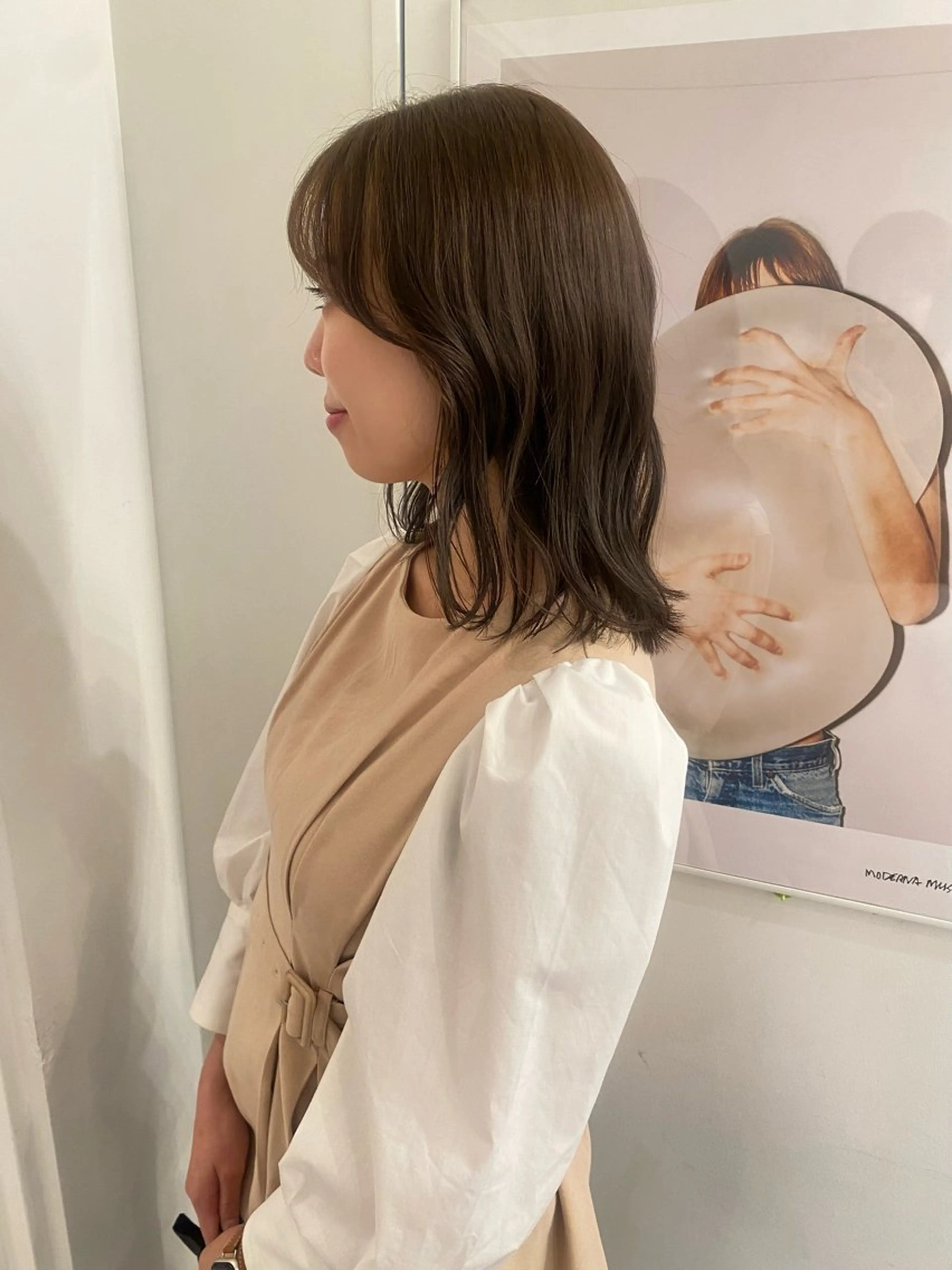 ミディアム カラー ヘアカラー riria/ボブ /ブラウンカラー🎀のヘアスタイル