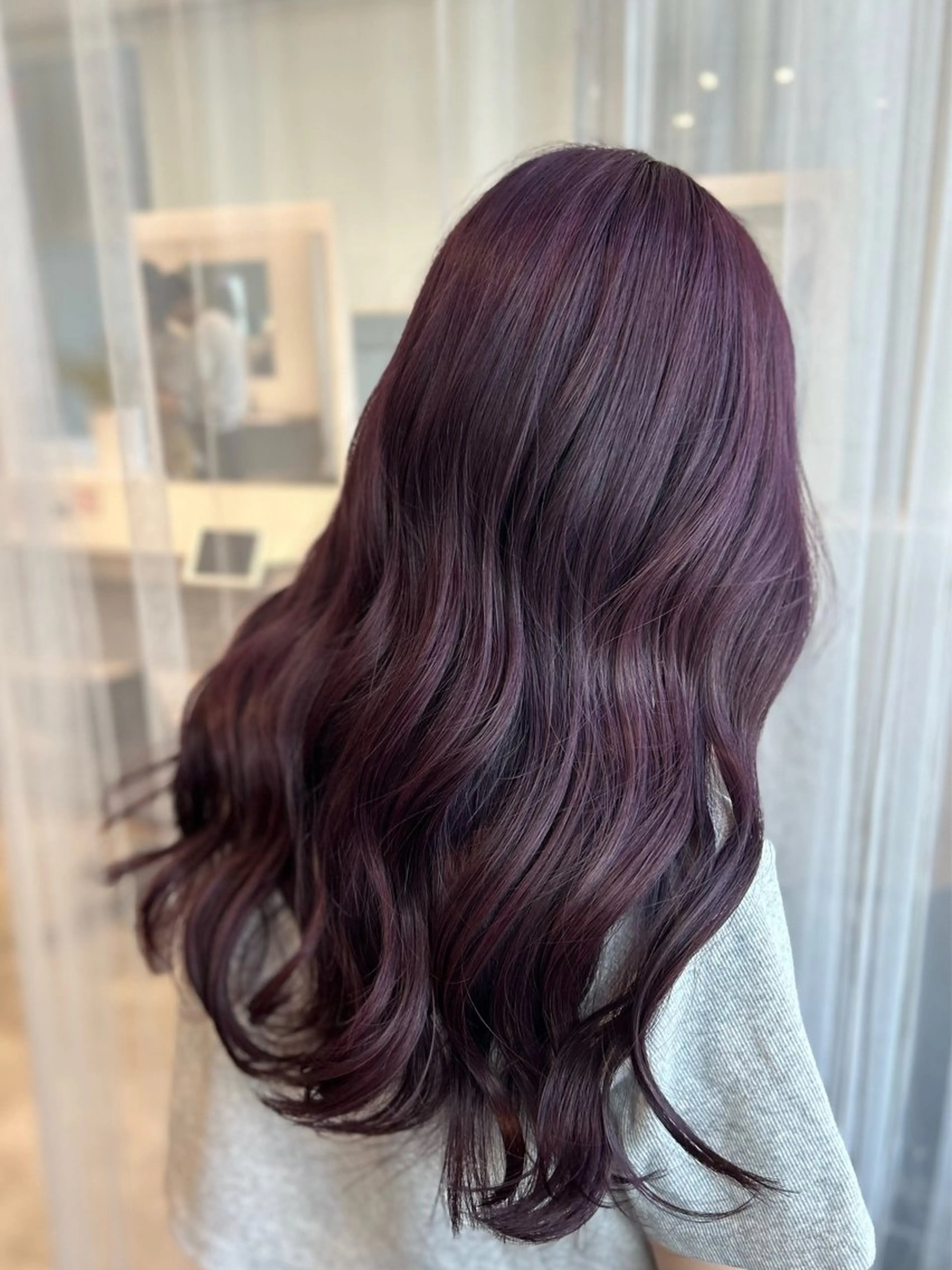 ロング カラー ブリーチ/ベージュ /レイヤー/ひよりのヘアスタイル