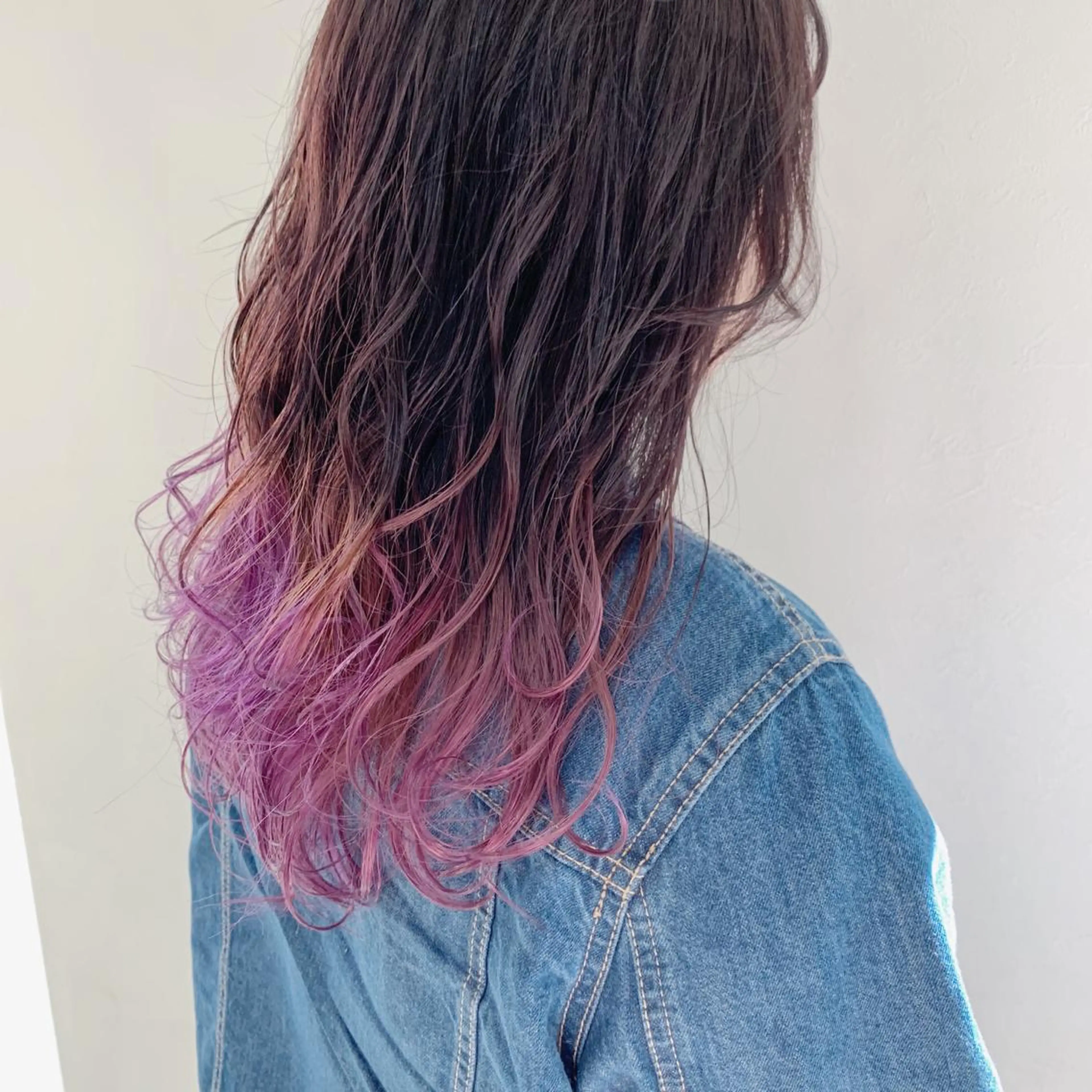 セミロング カラー ヘアカラー 新井 広之のヘアスタイル