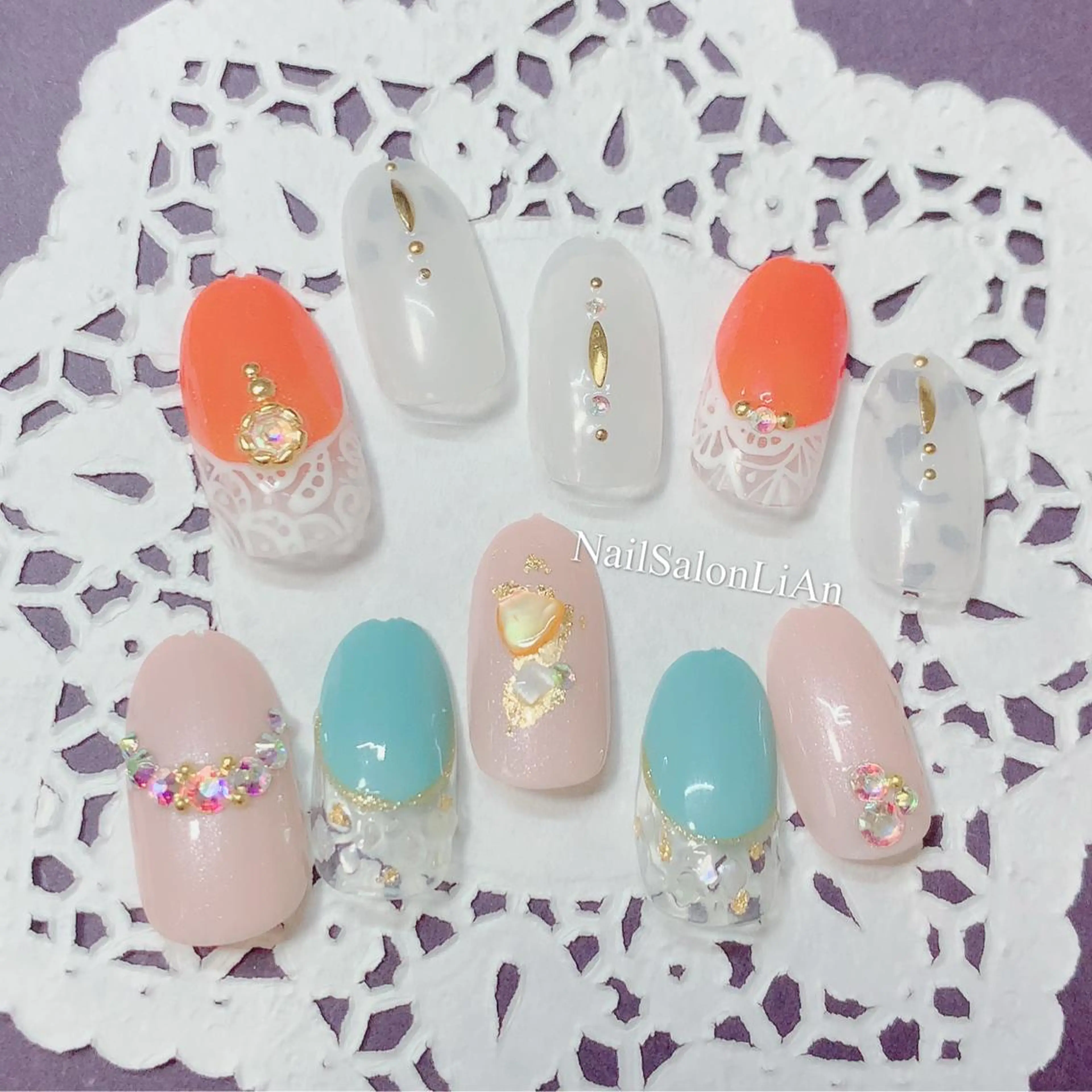 ネイル ハンドネイル NailSalon LiAnのネイルデザイン